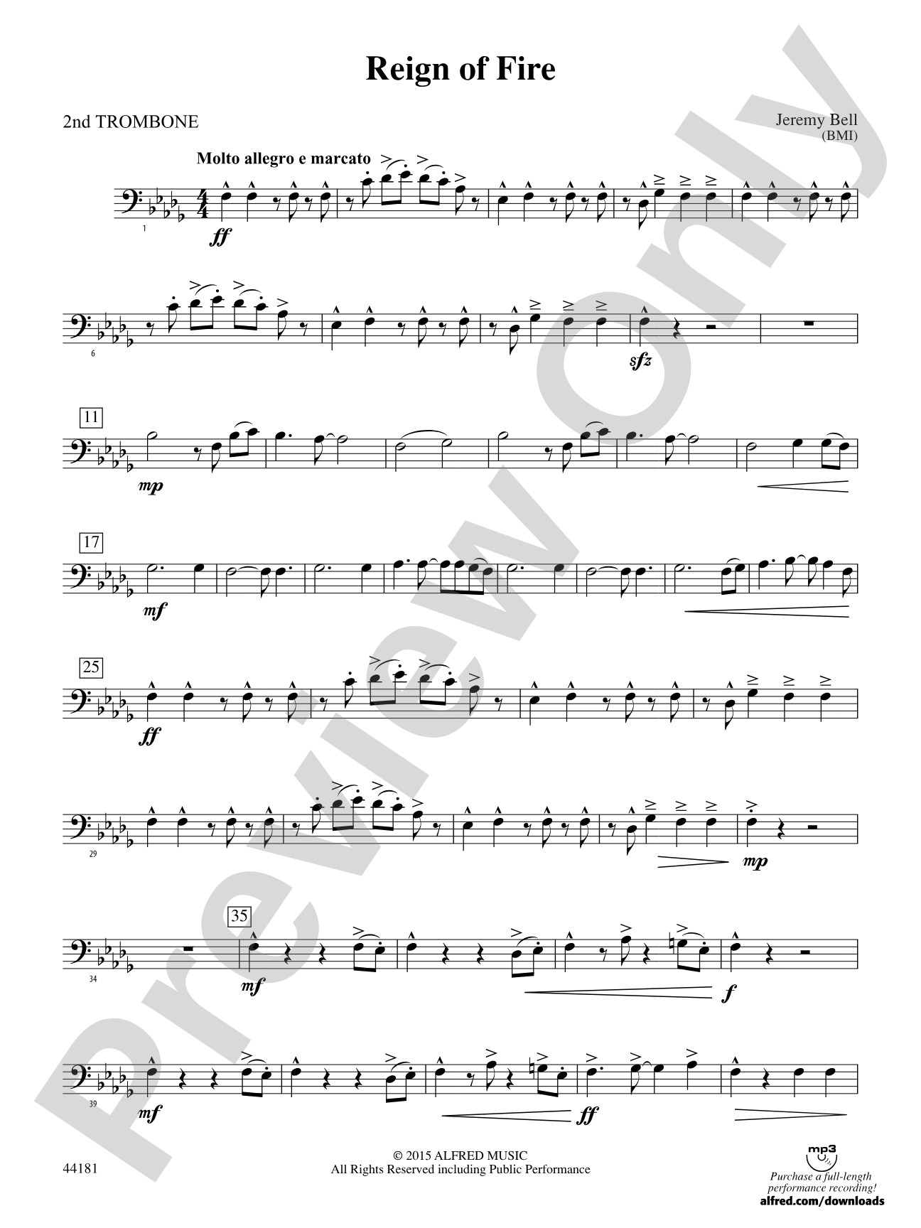 Reign of Fire: 2nd Trombone