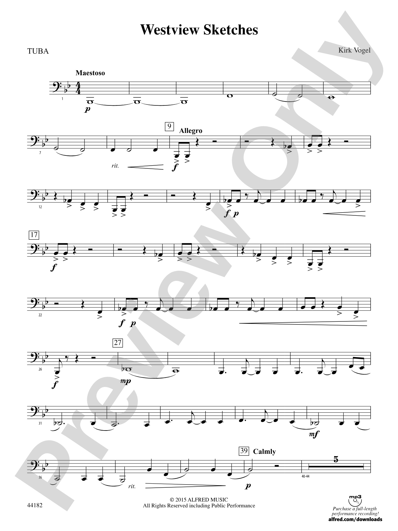 Westview Sketches: Tuba