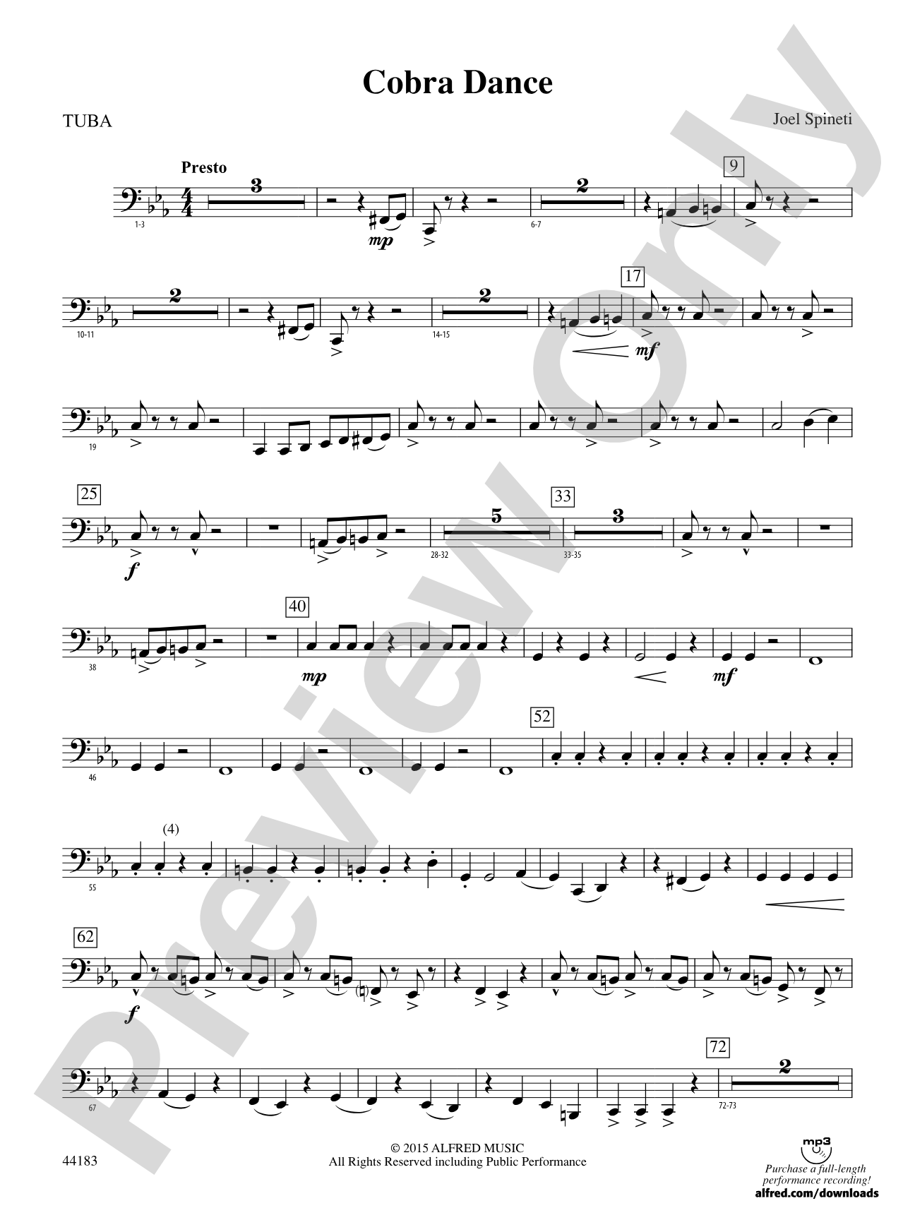 Cobra Dance: Tuba