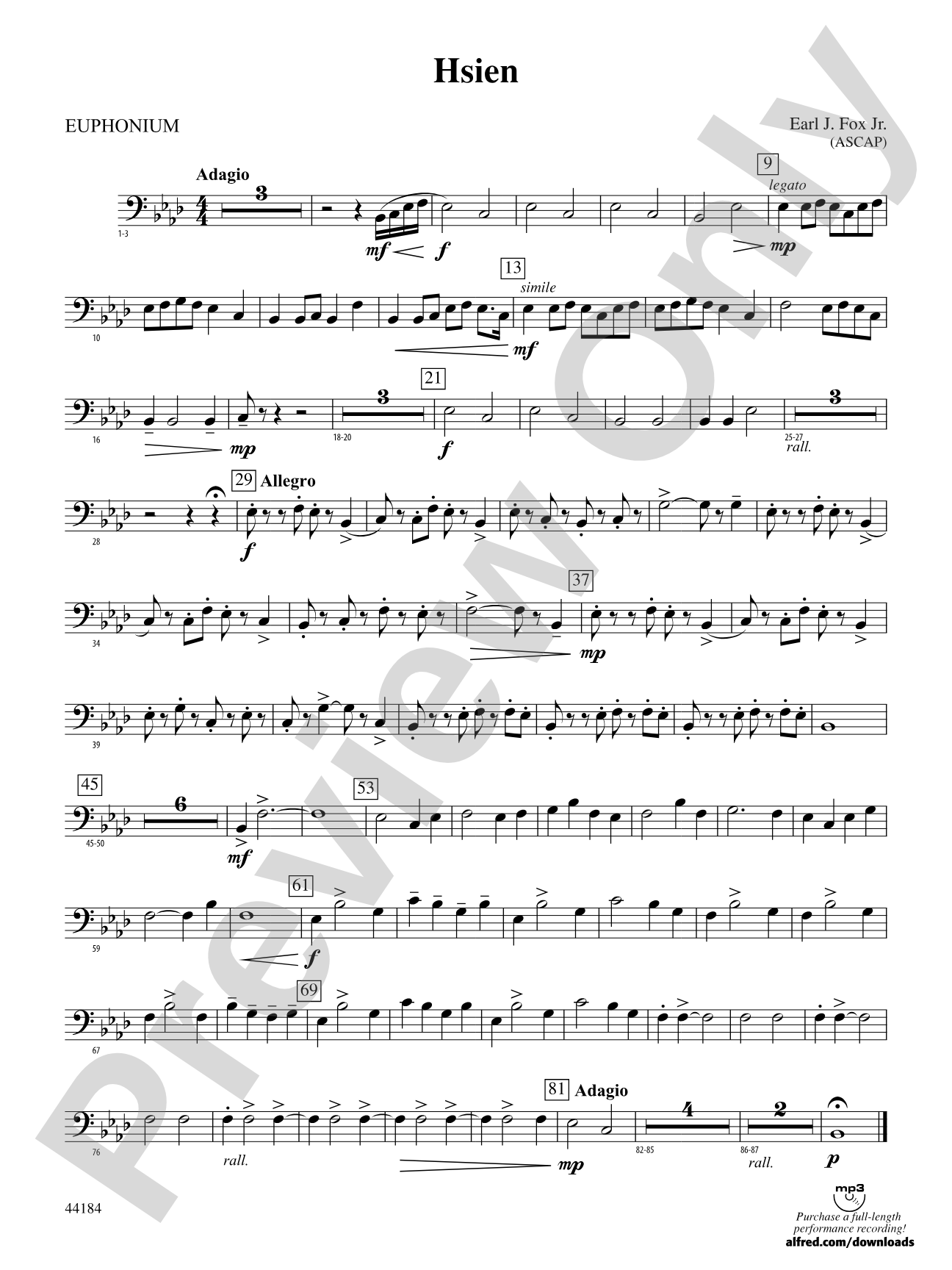 Hsien: Baritone B.C.