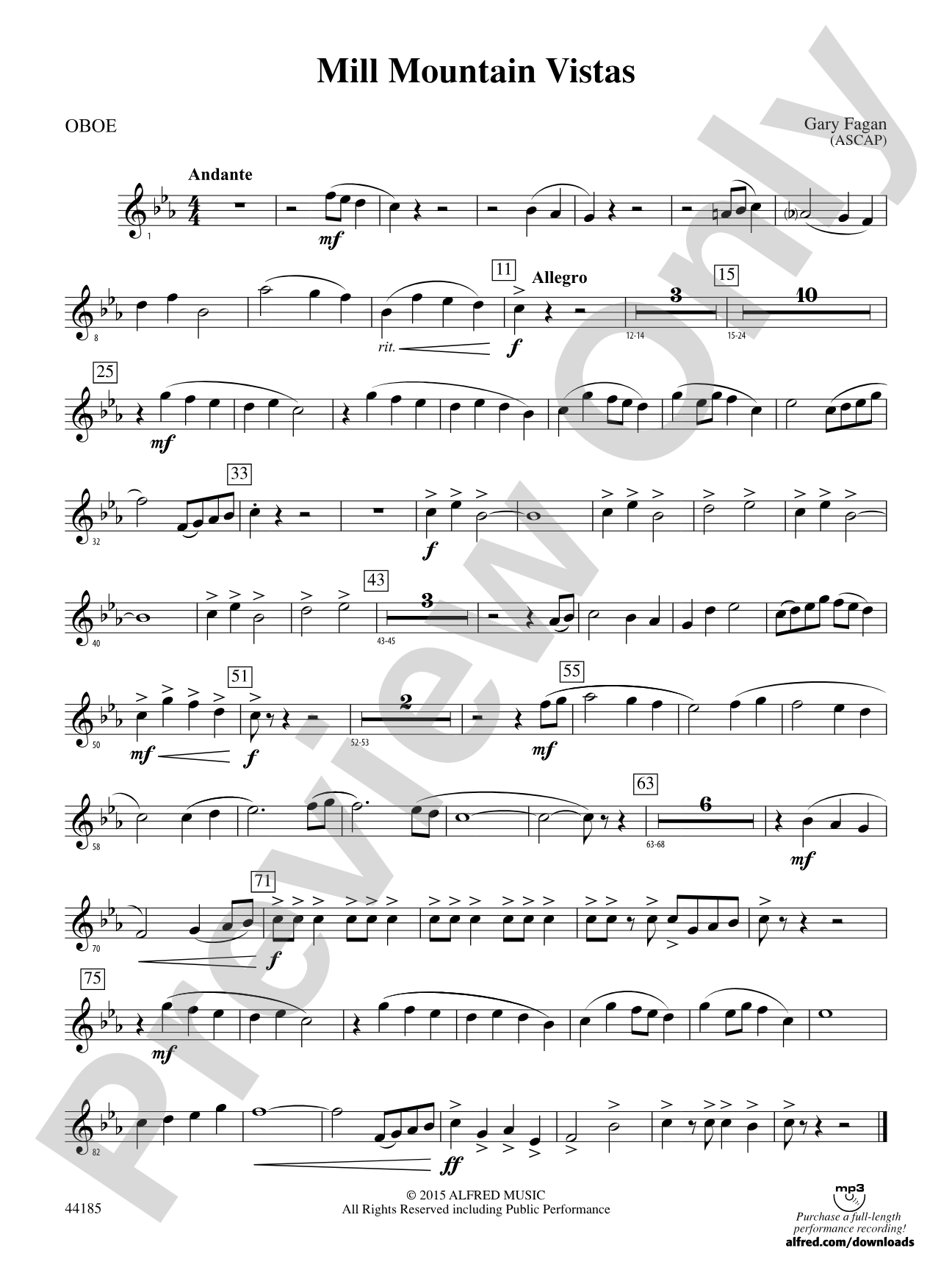 Mill Mountain Vistas: Oboe