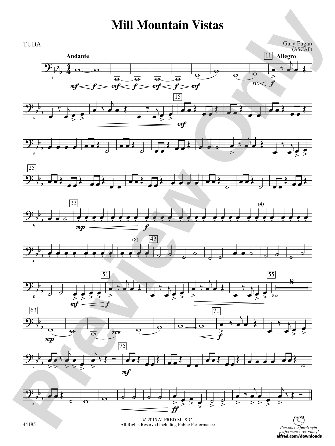 Mill Mountain Vistas: Tuba