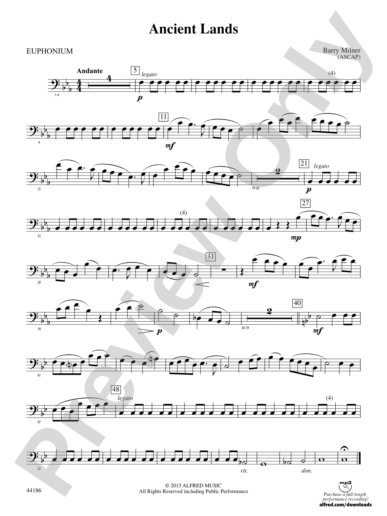 Ancient Lands: Baritone B.C.