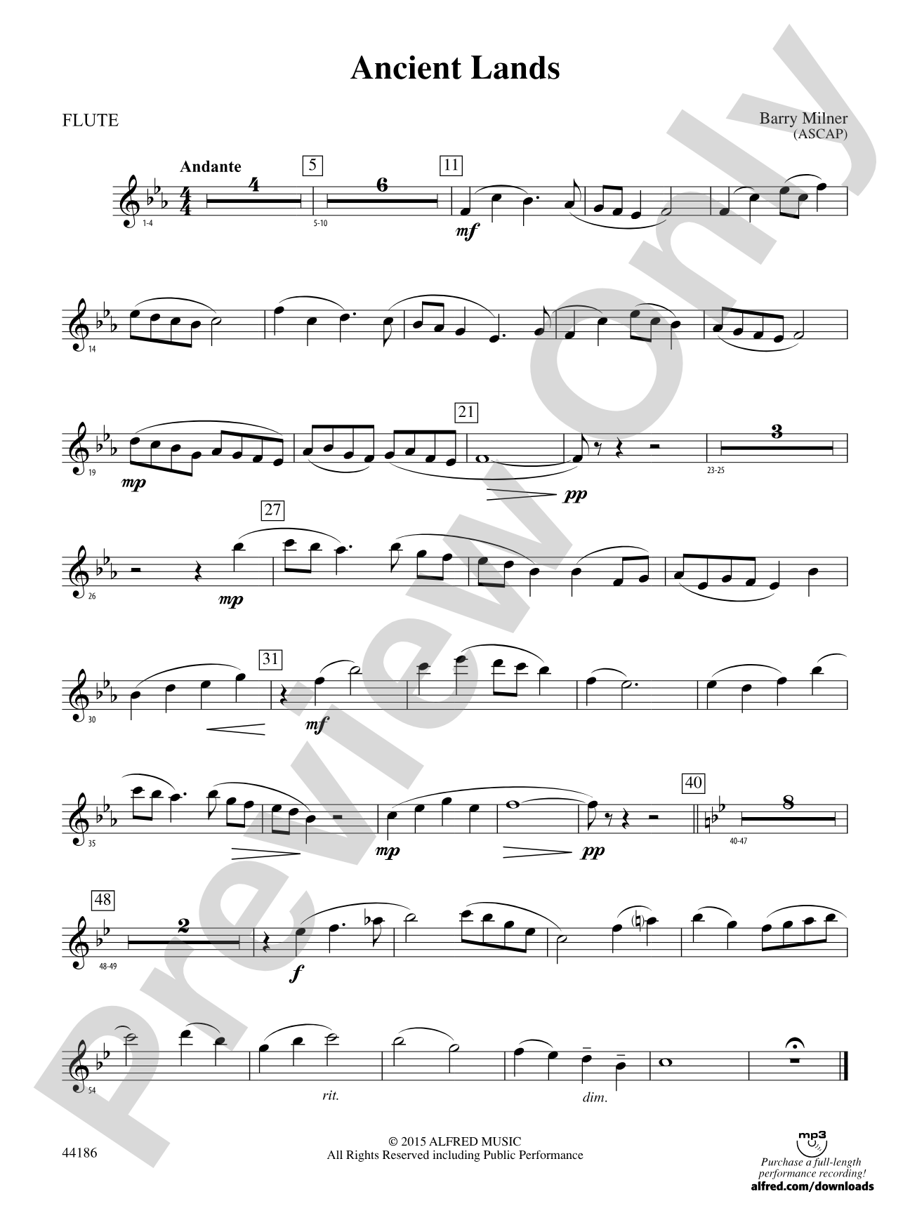 Ancient Lands: Flute