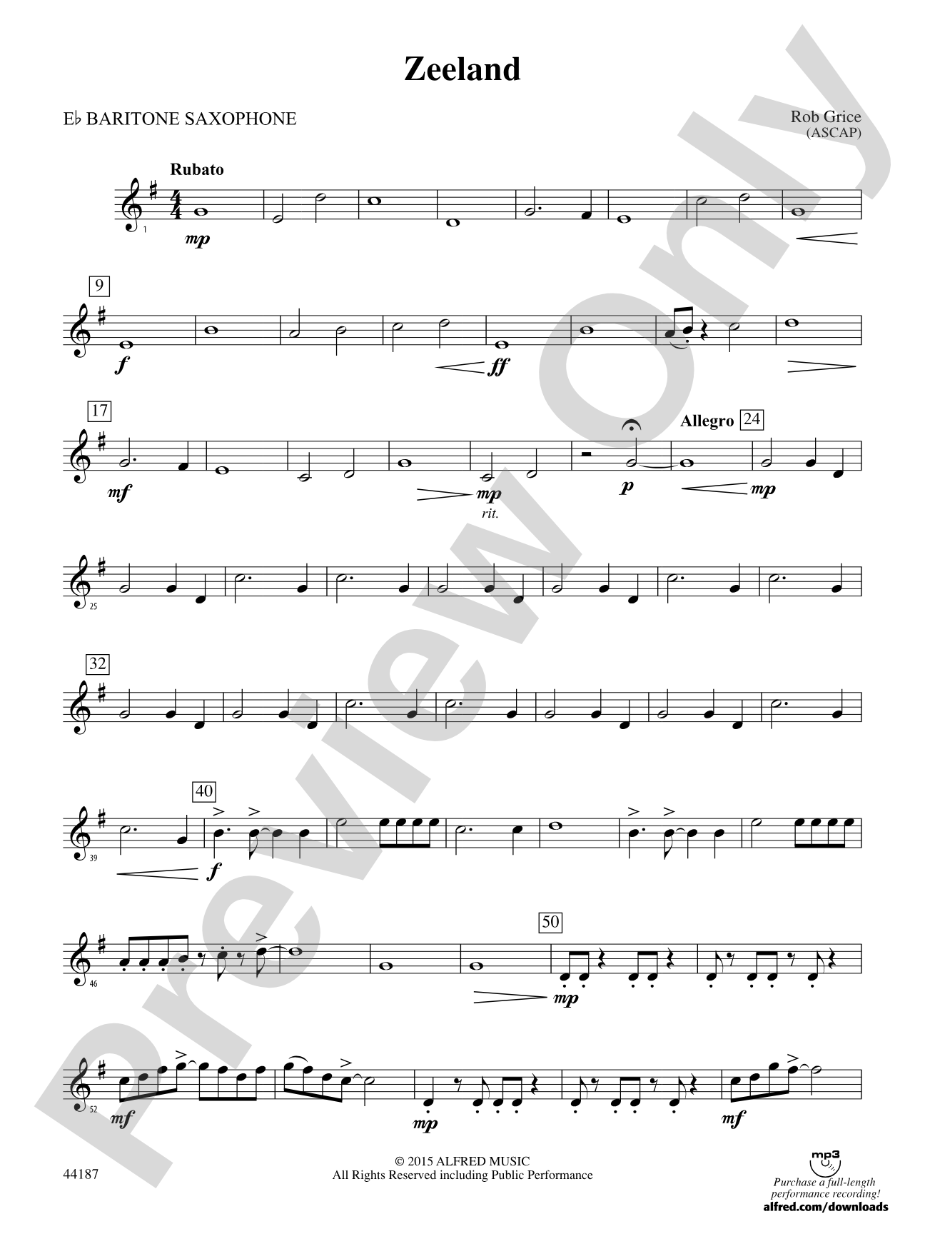 Zeeland: E-flat Baritone Saxophone