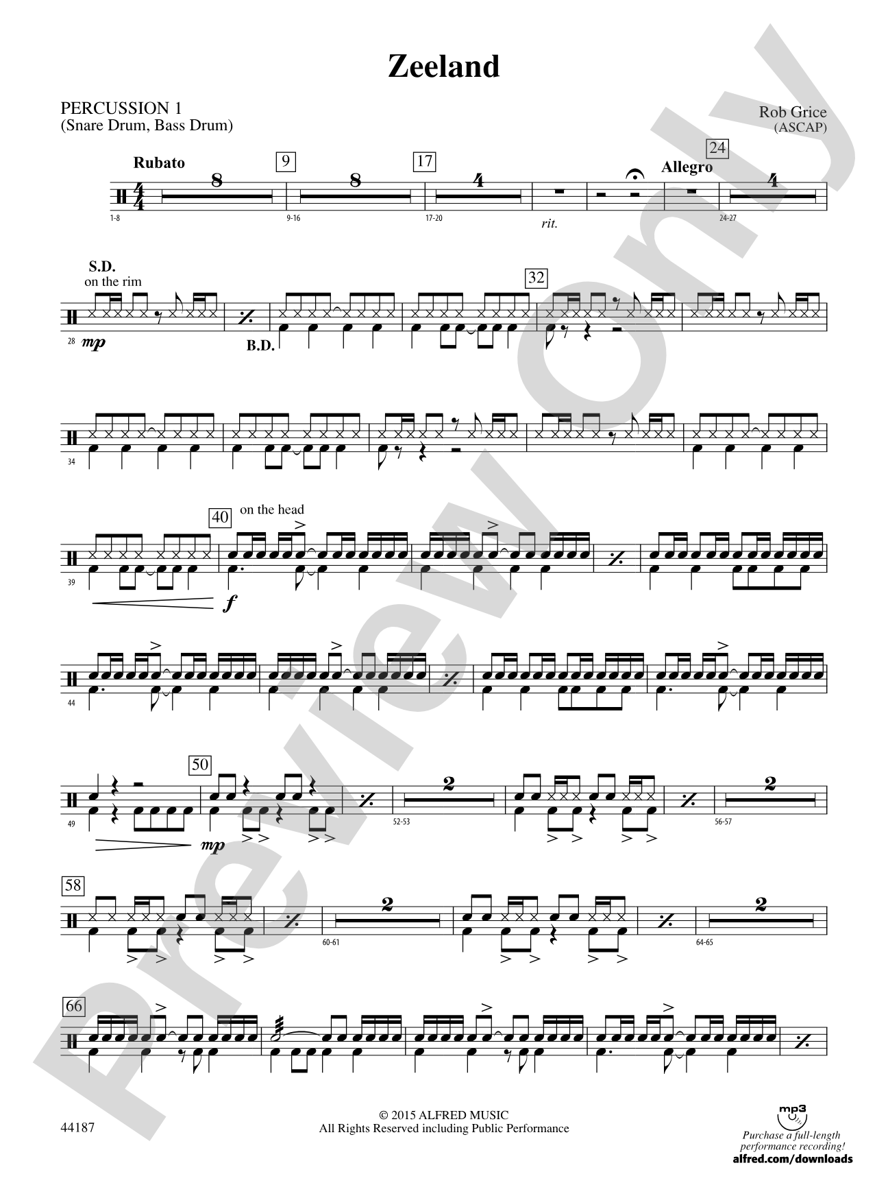 Zeeland: 1st Percussion