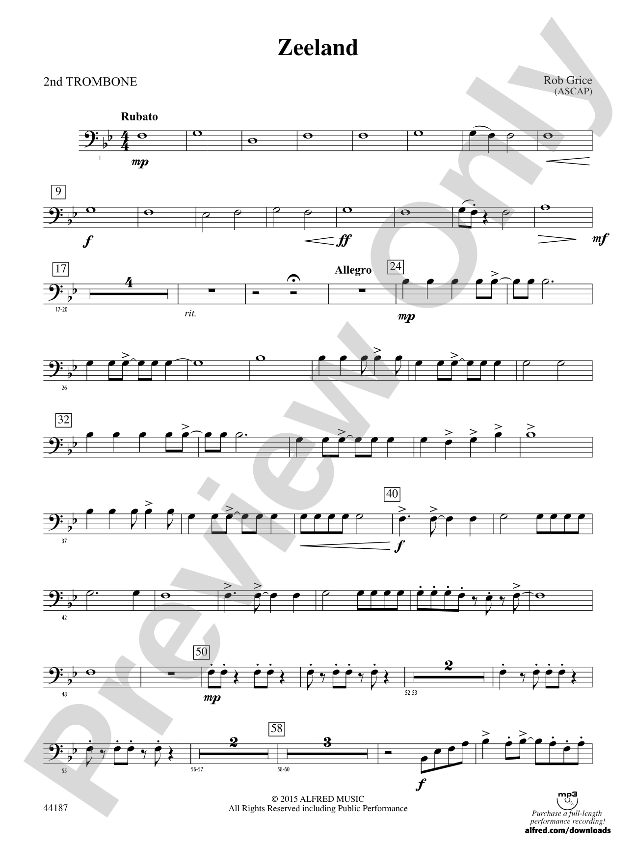 Zeeland: 2nd Trombone