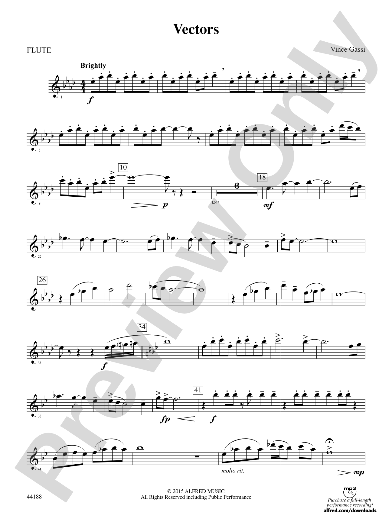 Vectors: Flute