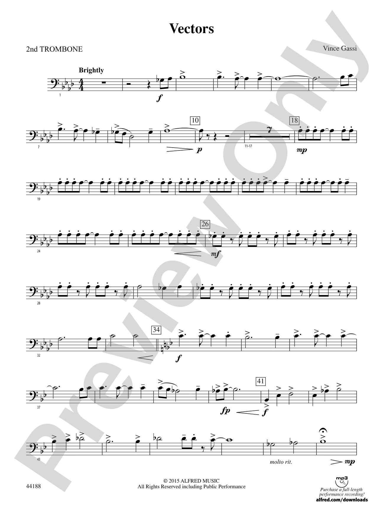 Vectors: 2nd Trombone