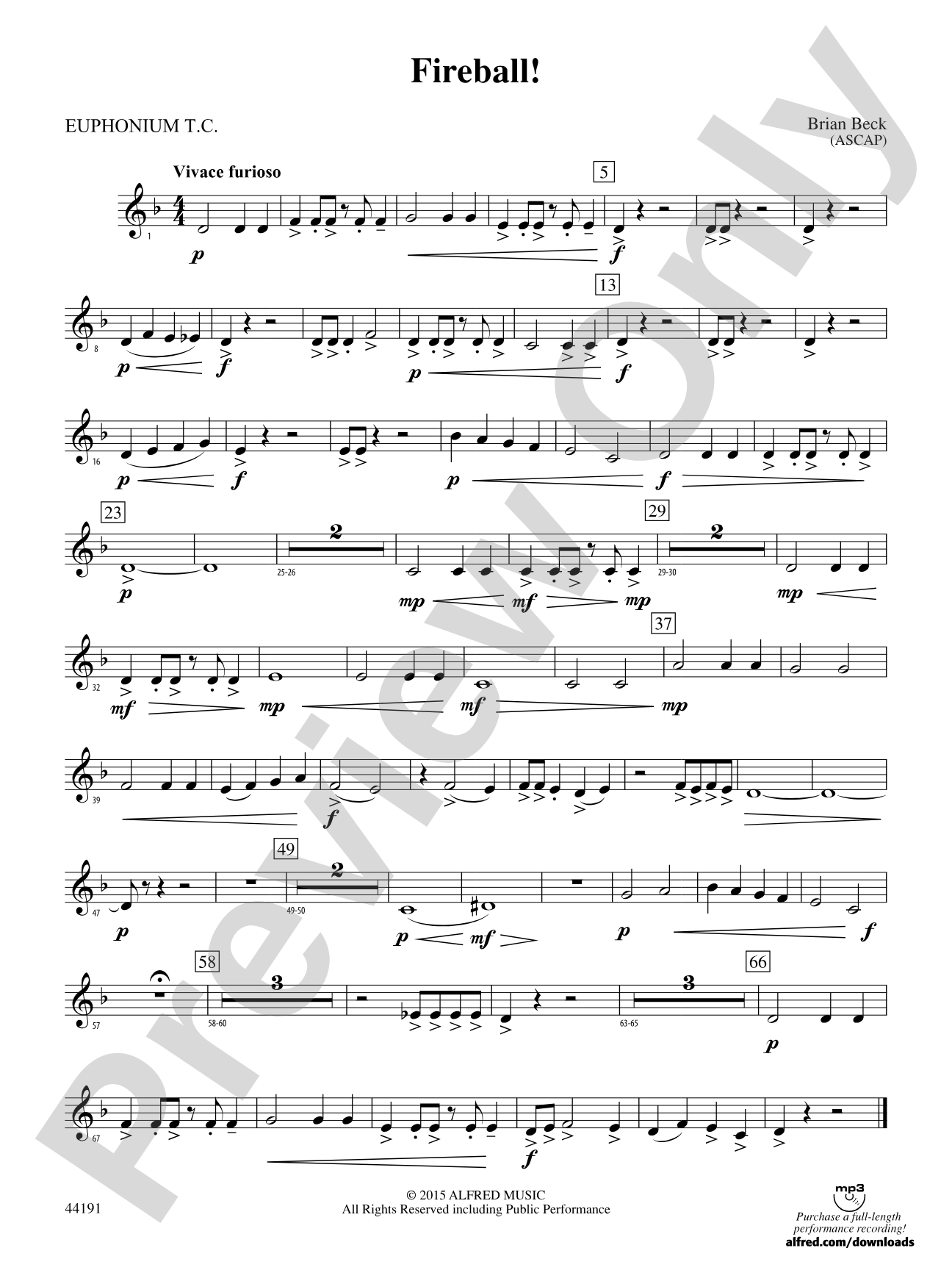 Fireball!: Baritone T.C.