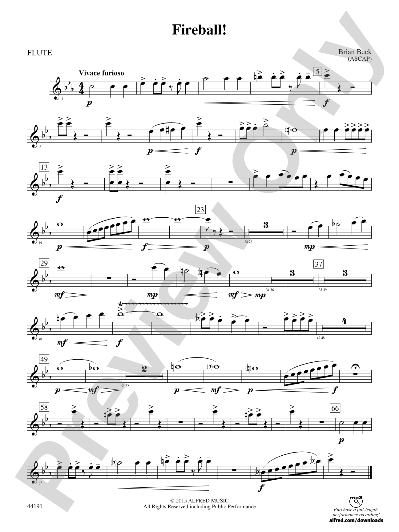 Fireball!: Flute