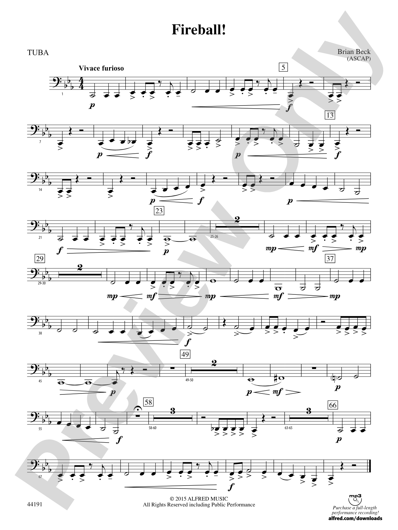 Fireball!: Tuba