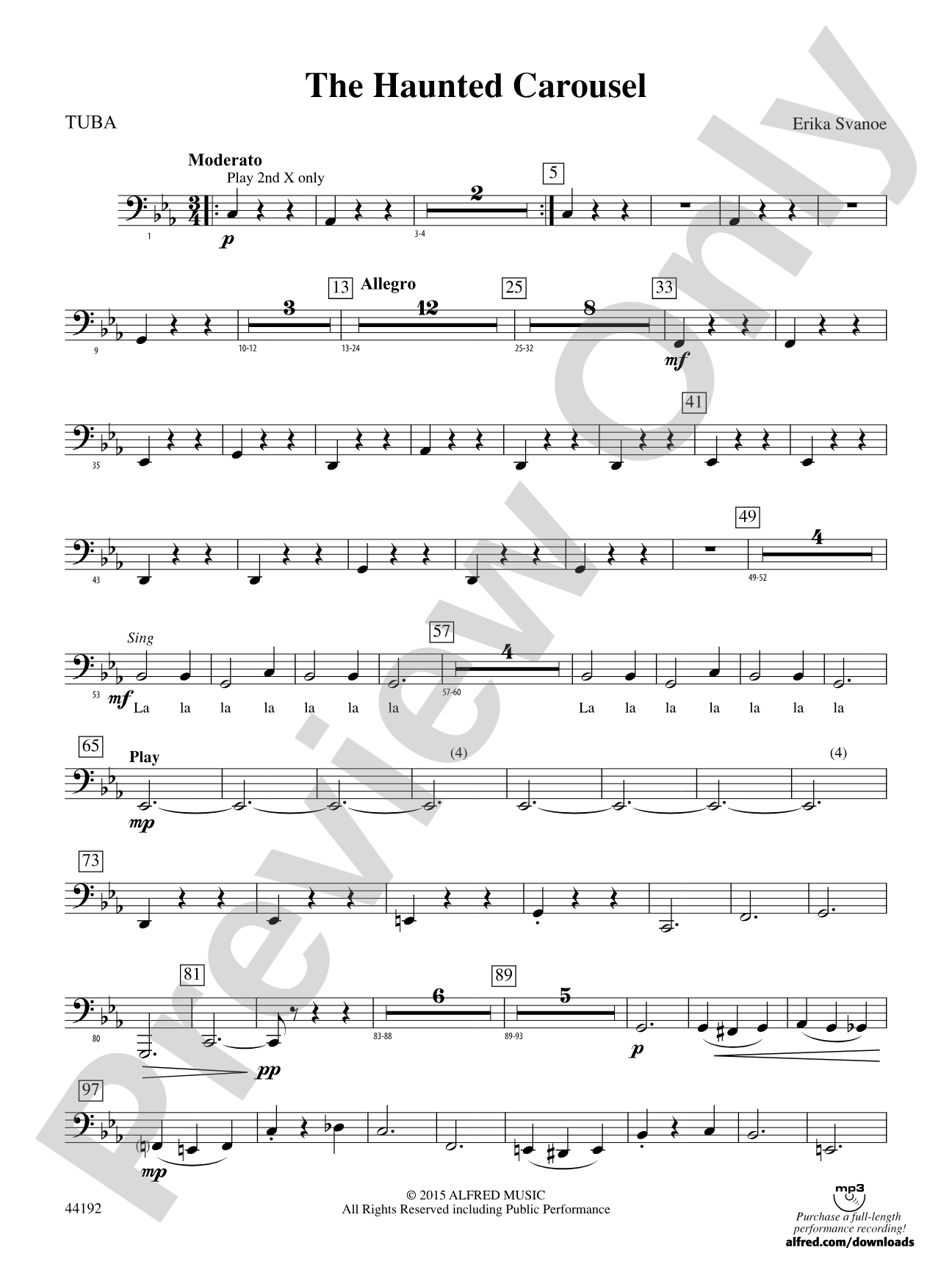 The Haunted Carousel: Tuba