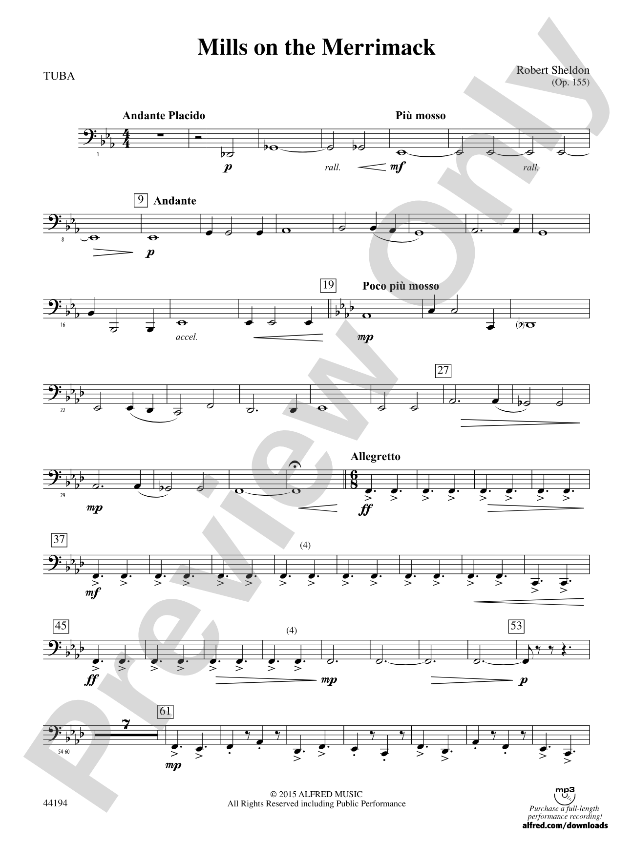 Mills on the Merrimack: Tuba