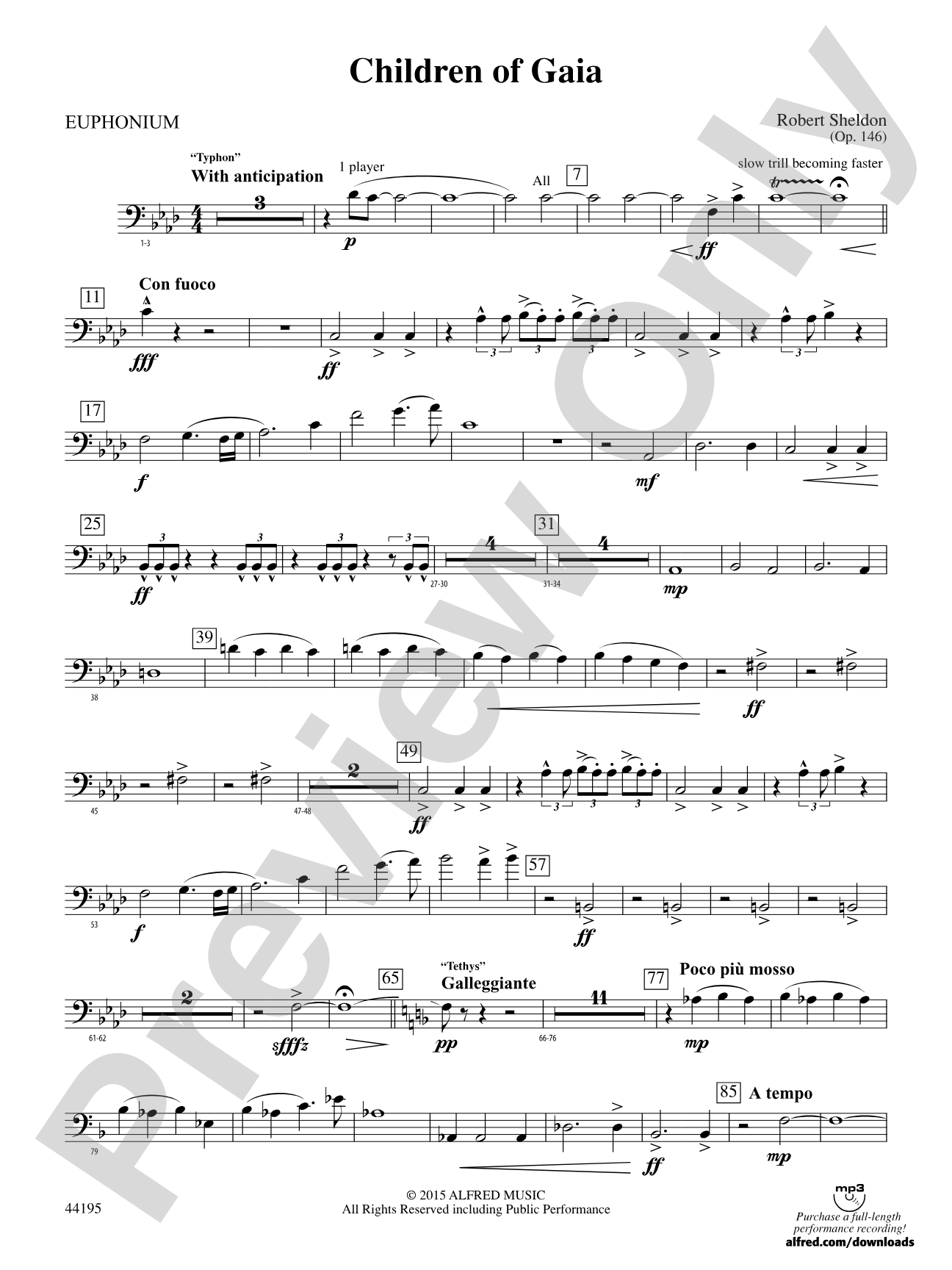 Children of Gaia: Baritone B.C.