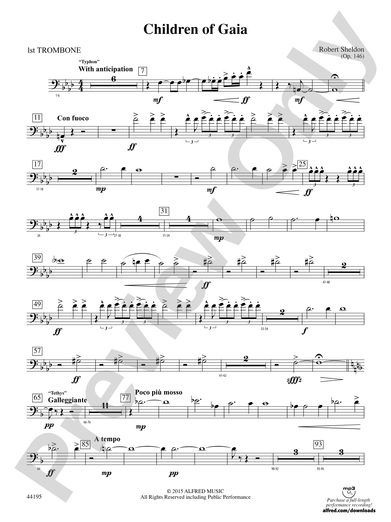 Children of Gaia: 1st Trombone