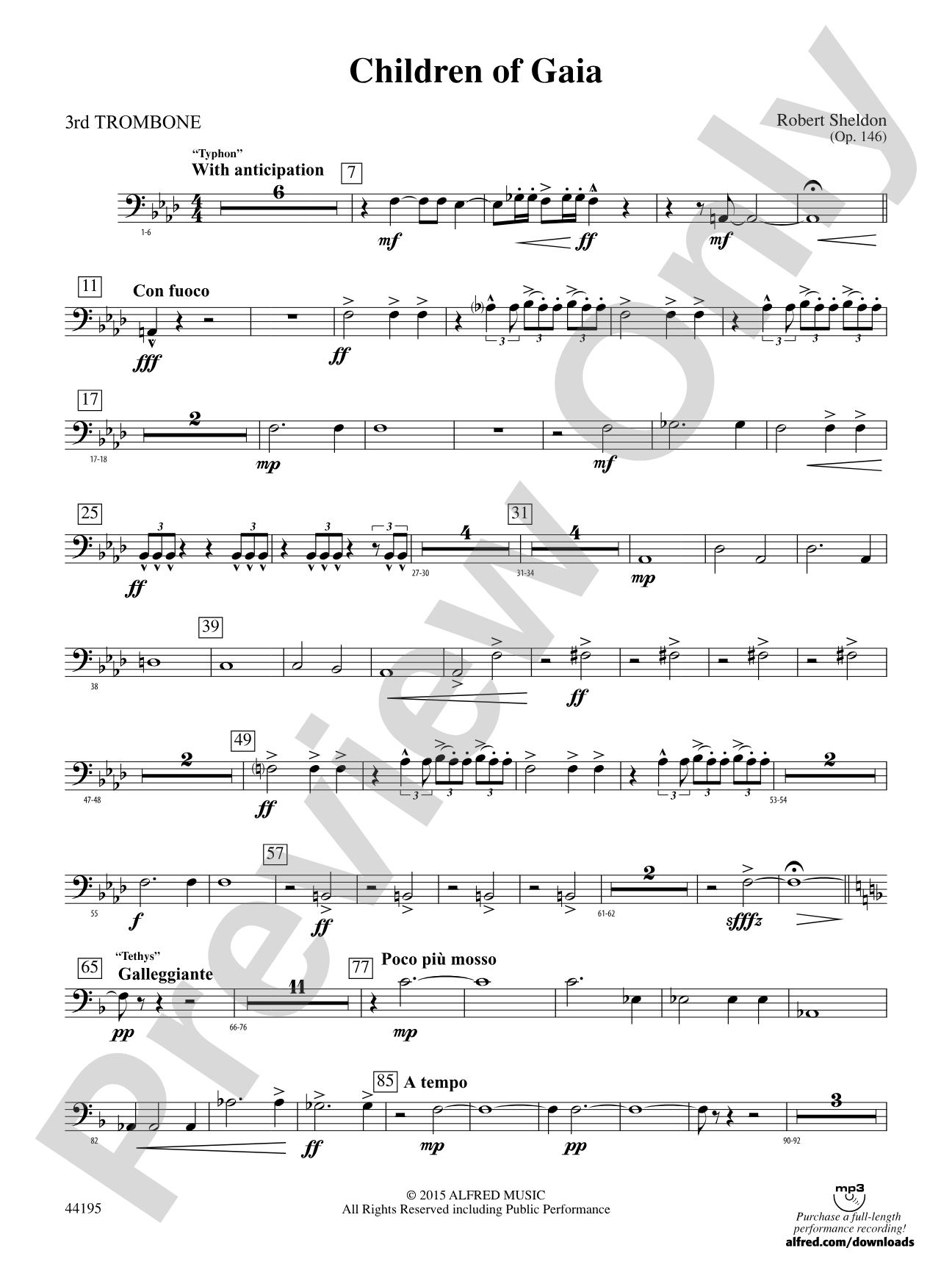 Children of Gaia: 3rd Trombone