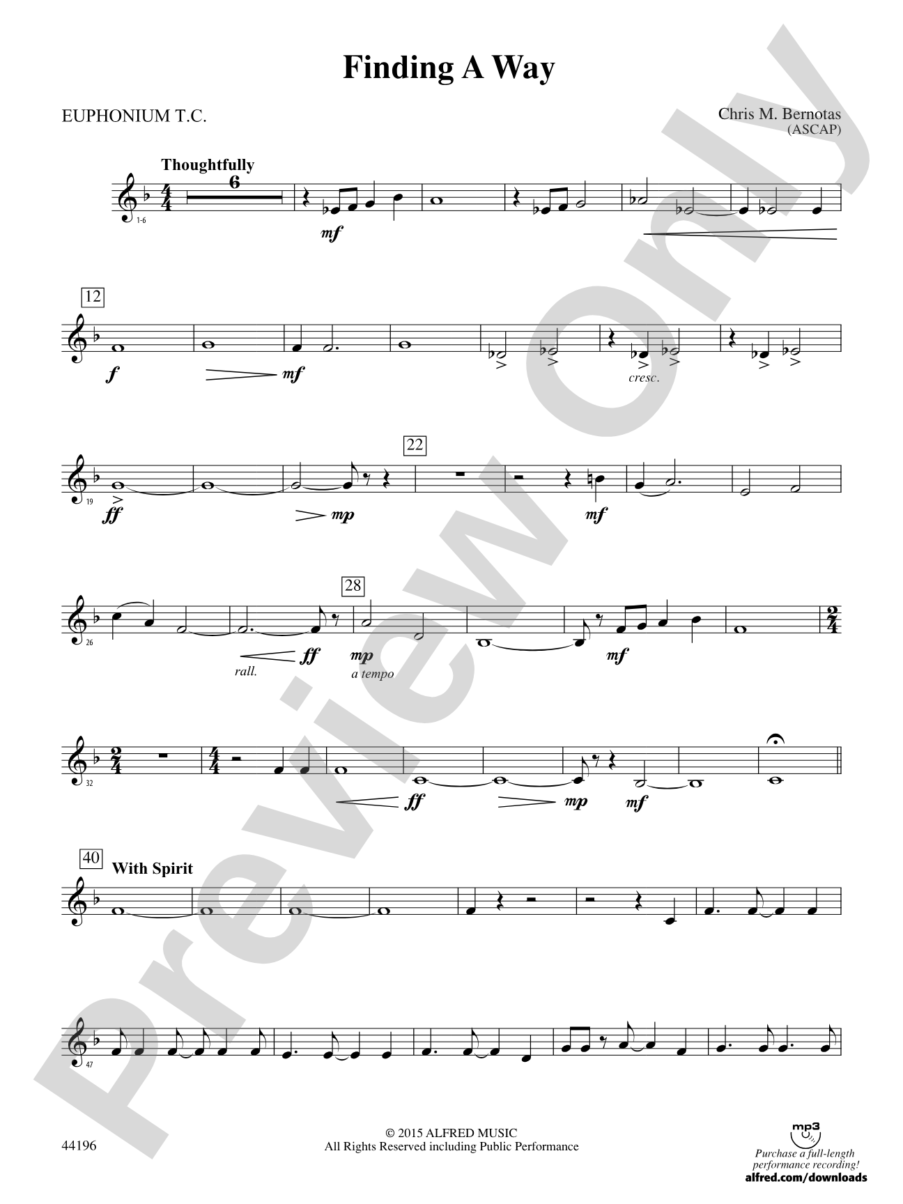 Finding a Way: Baritone T.C.