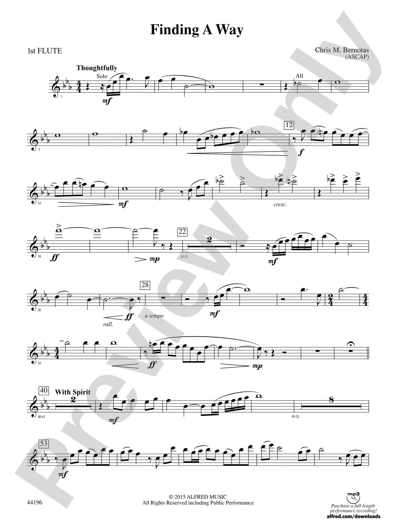 Finding a Way: Flute
