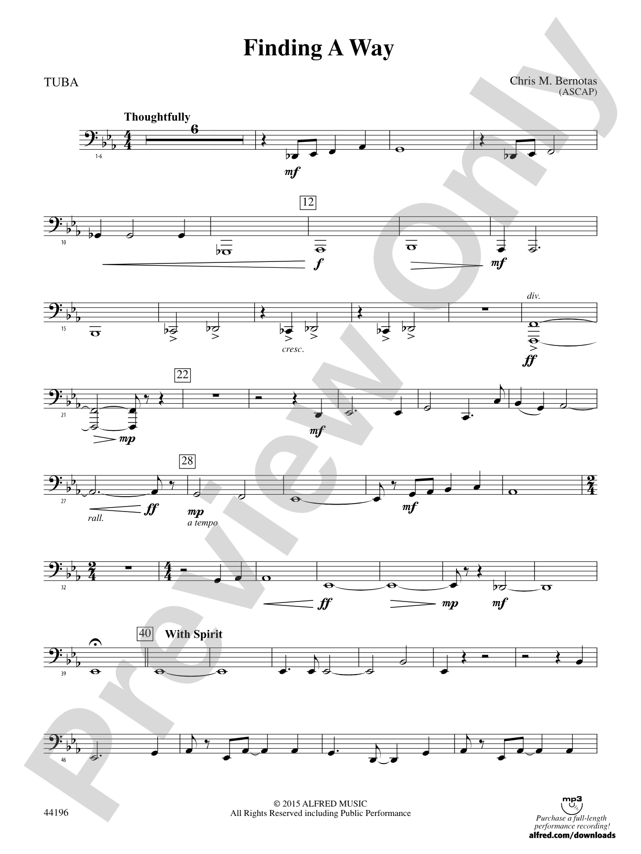 Finding a Way: Tuba