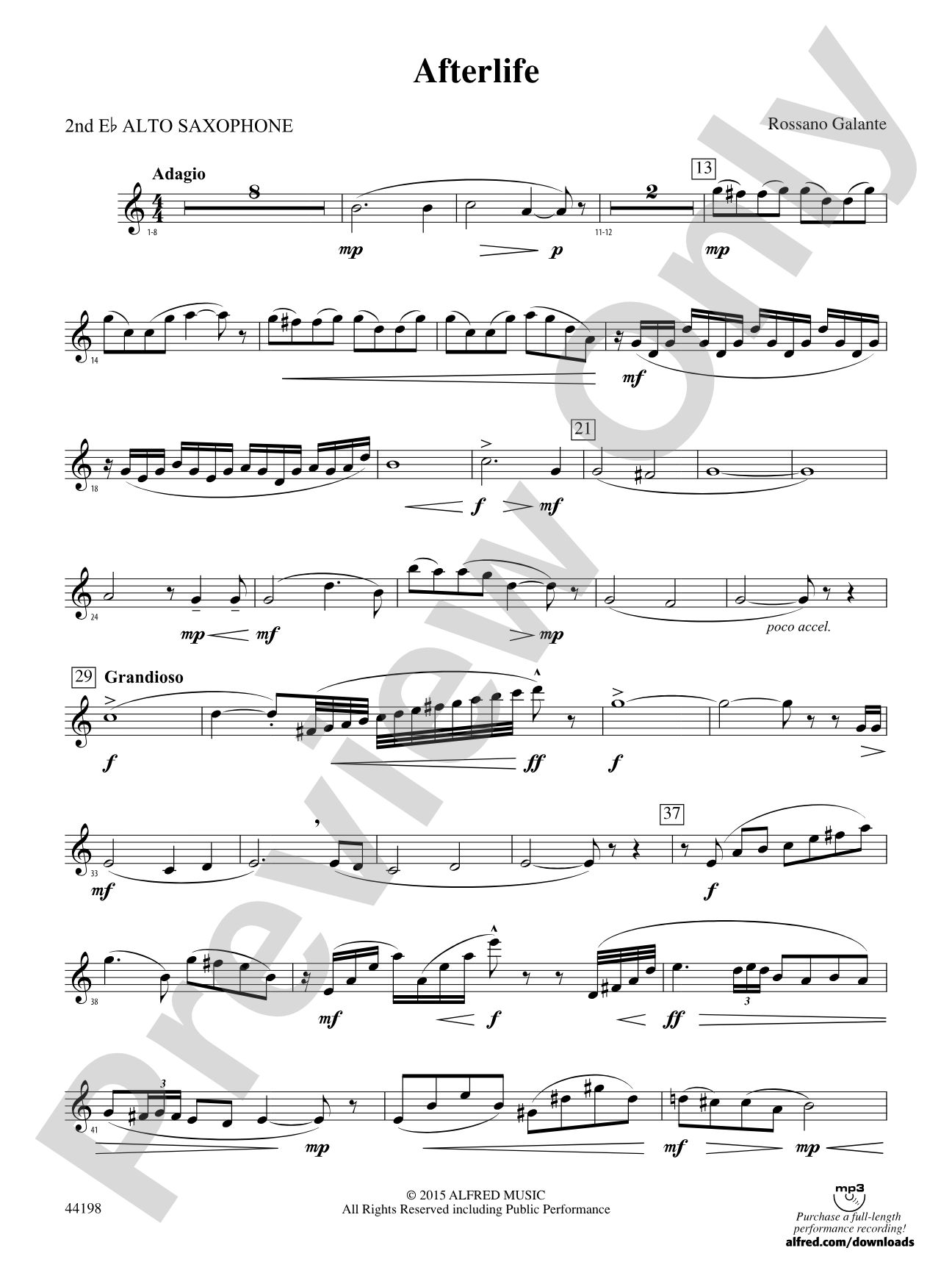 Afterlife: 2nd E-flat Alto Saxophone