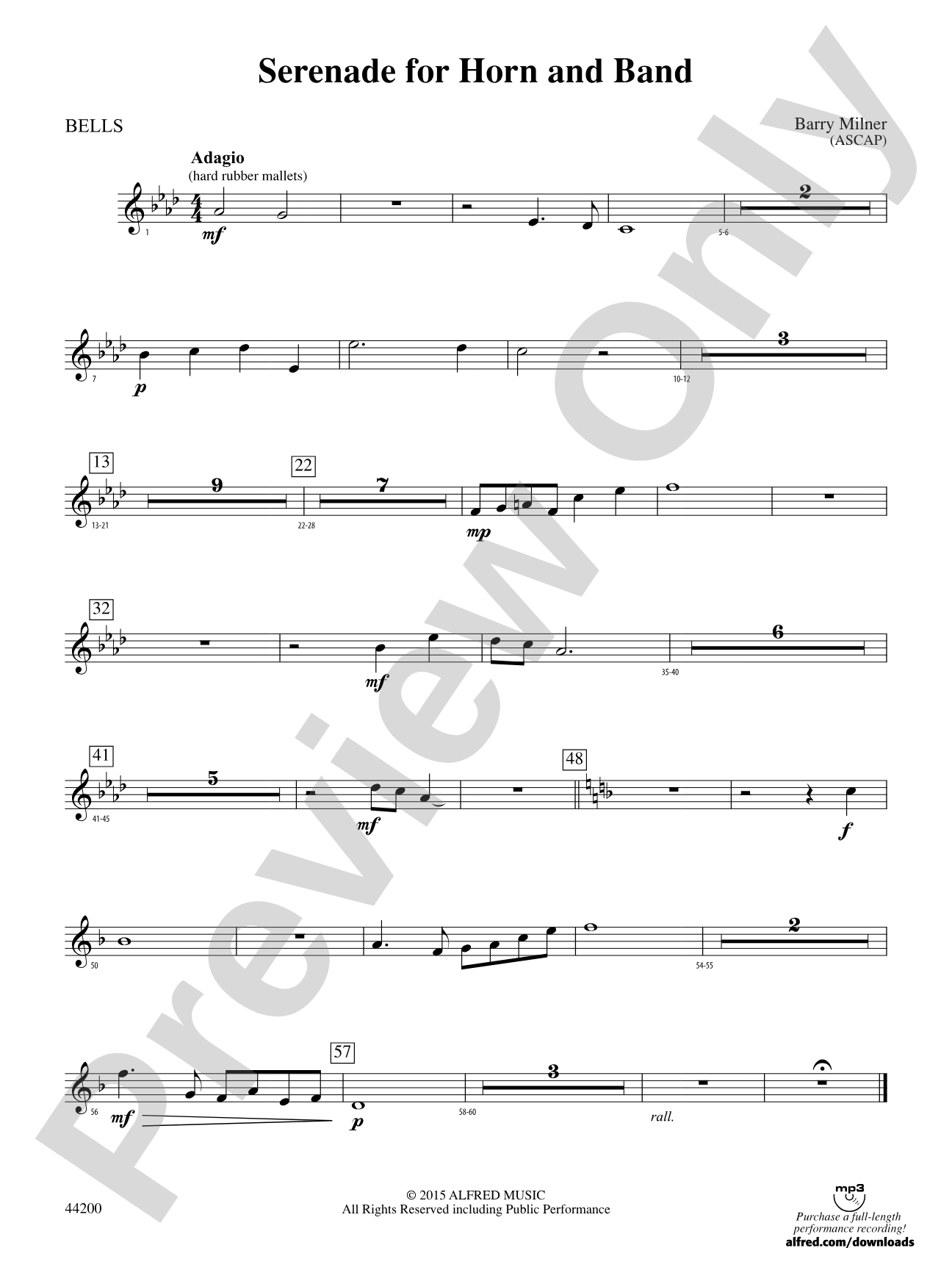 Serenade for Horn and Band: Bells