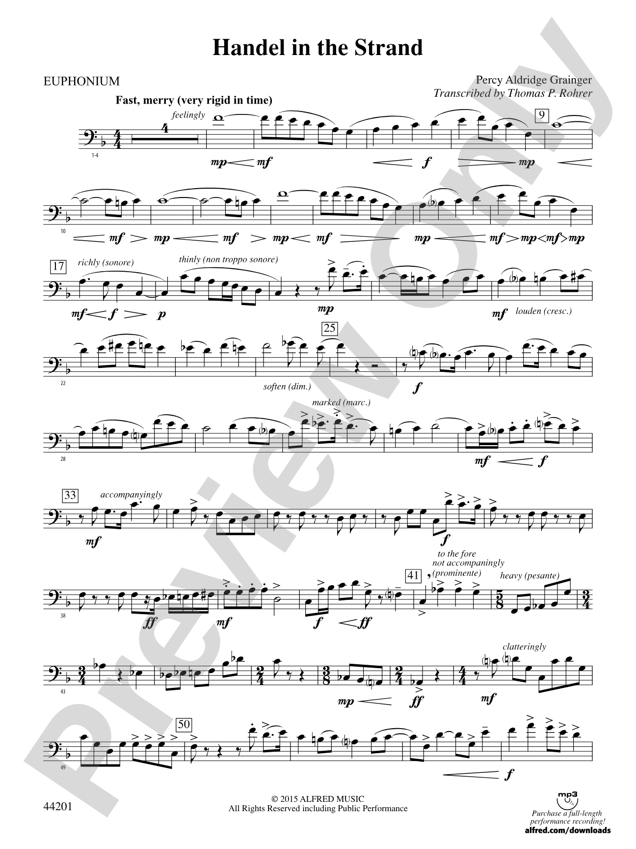 Handel in the Strand: Baritone B.C.
