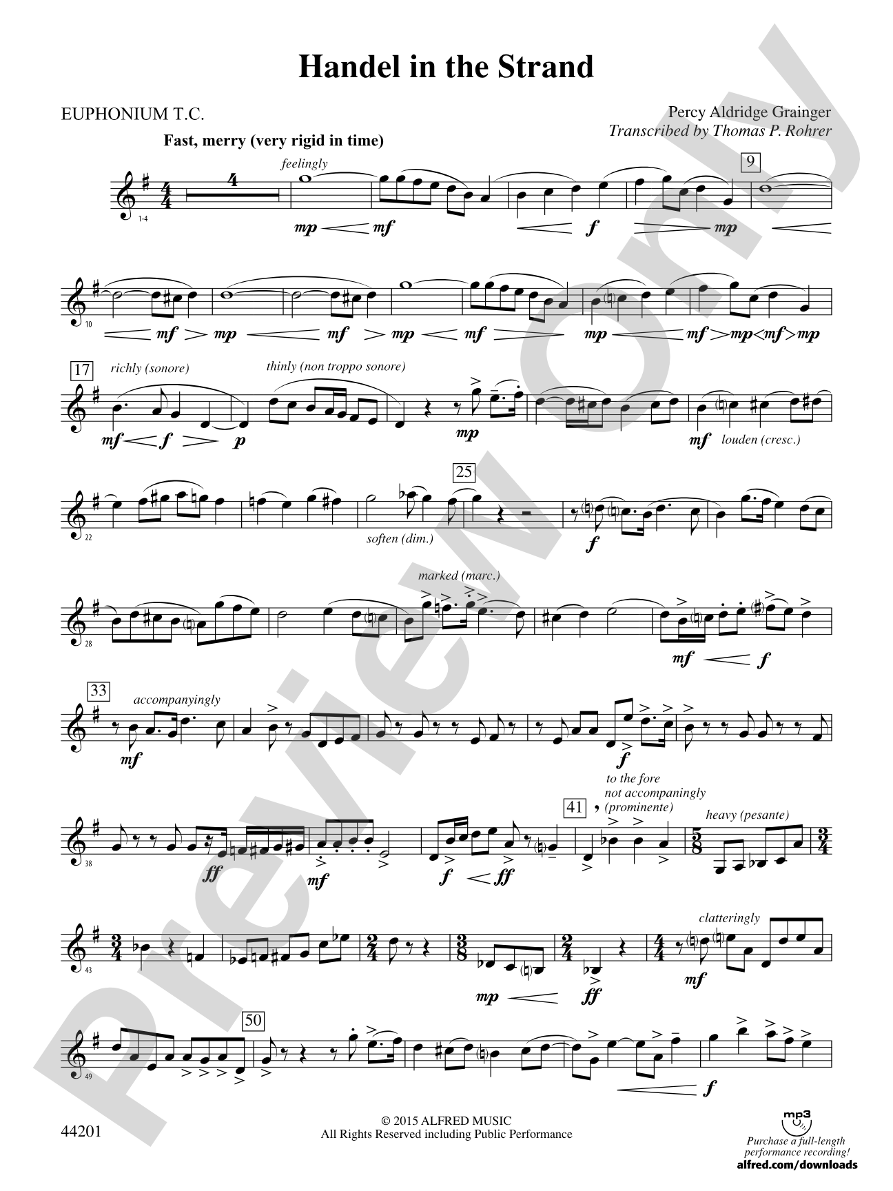 Handel in the Strand: Baritone T.C.