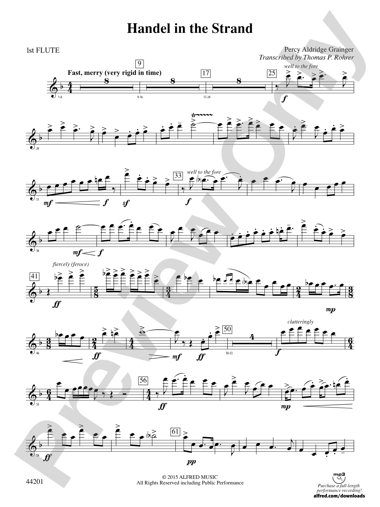 Handel in the Strand: Flute