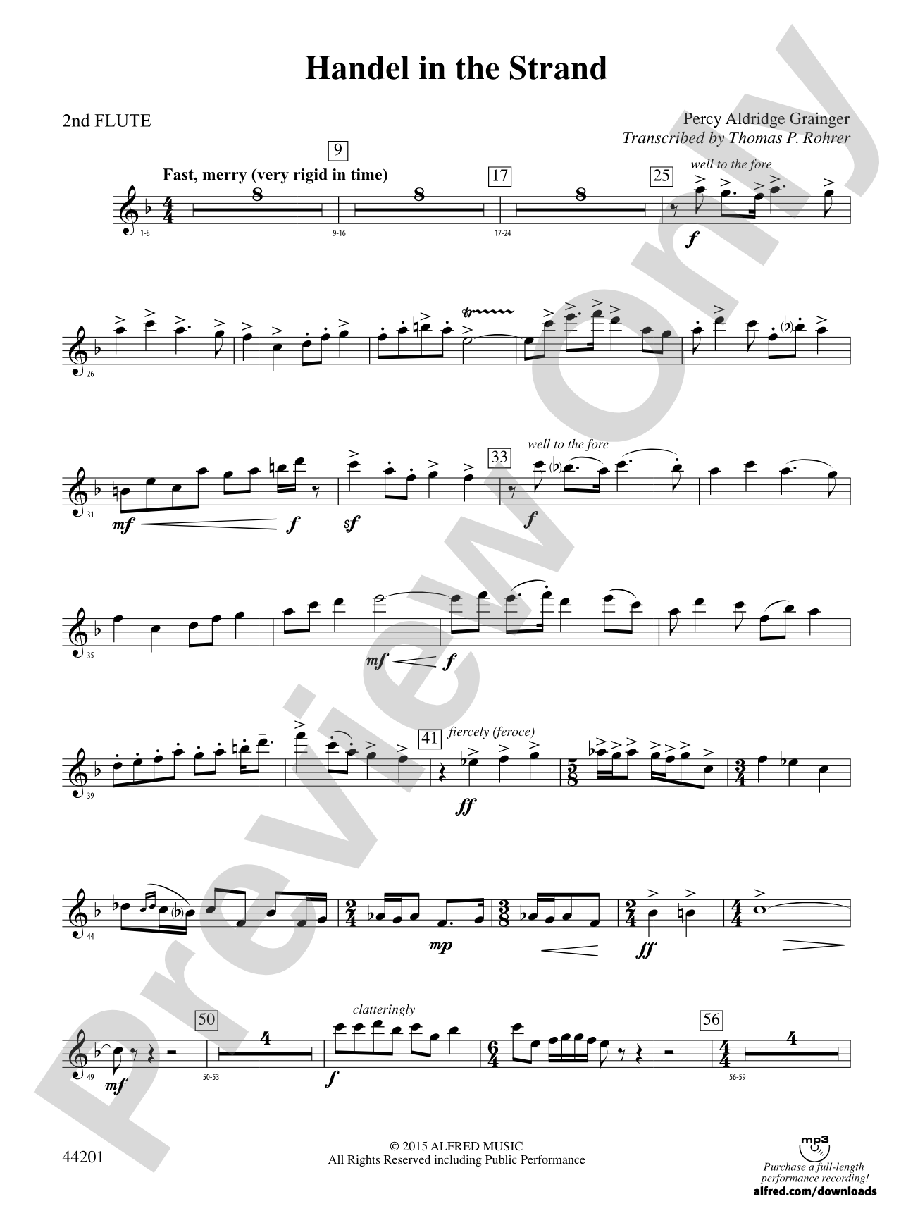 Handel in the Strand: 2nd Flute