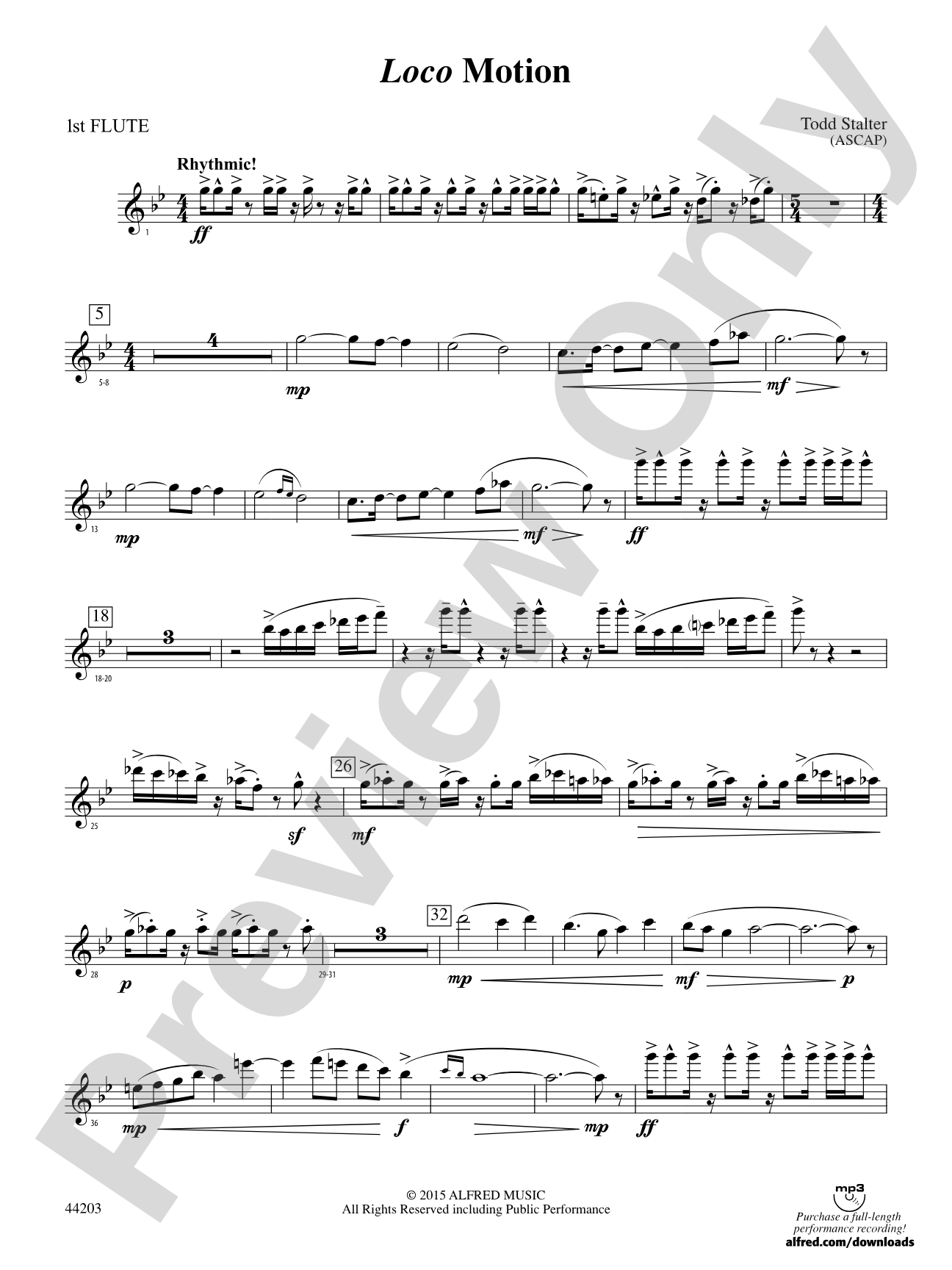 Loco Motion: Flute