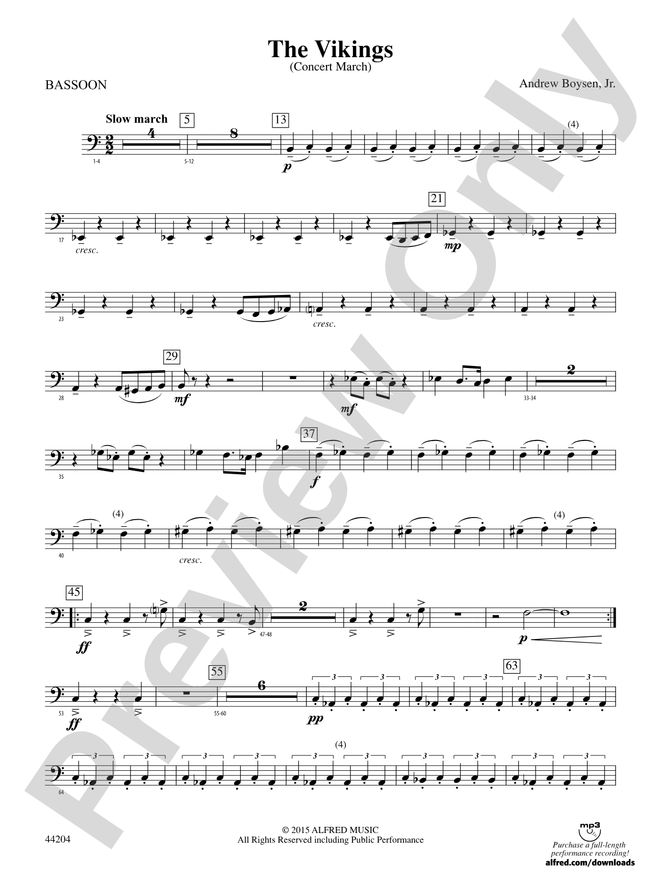The Vikings: Bassoon