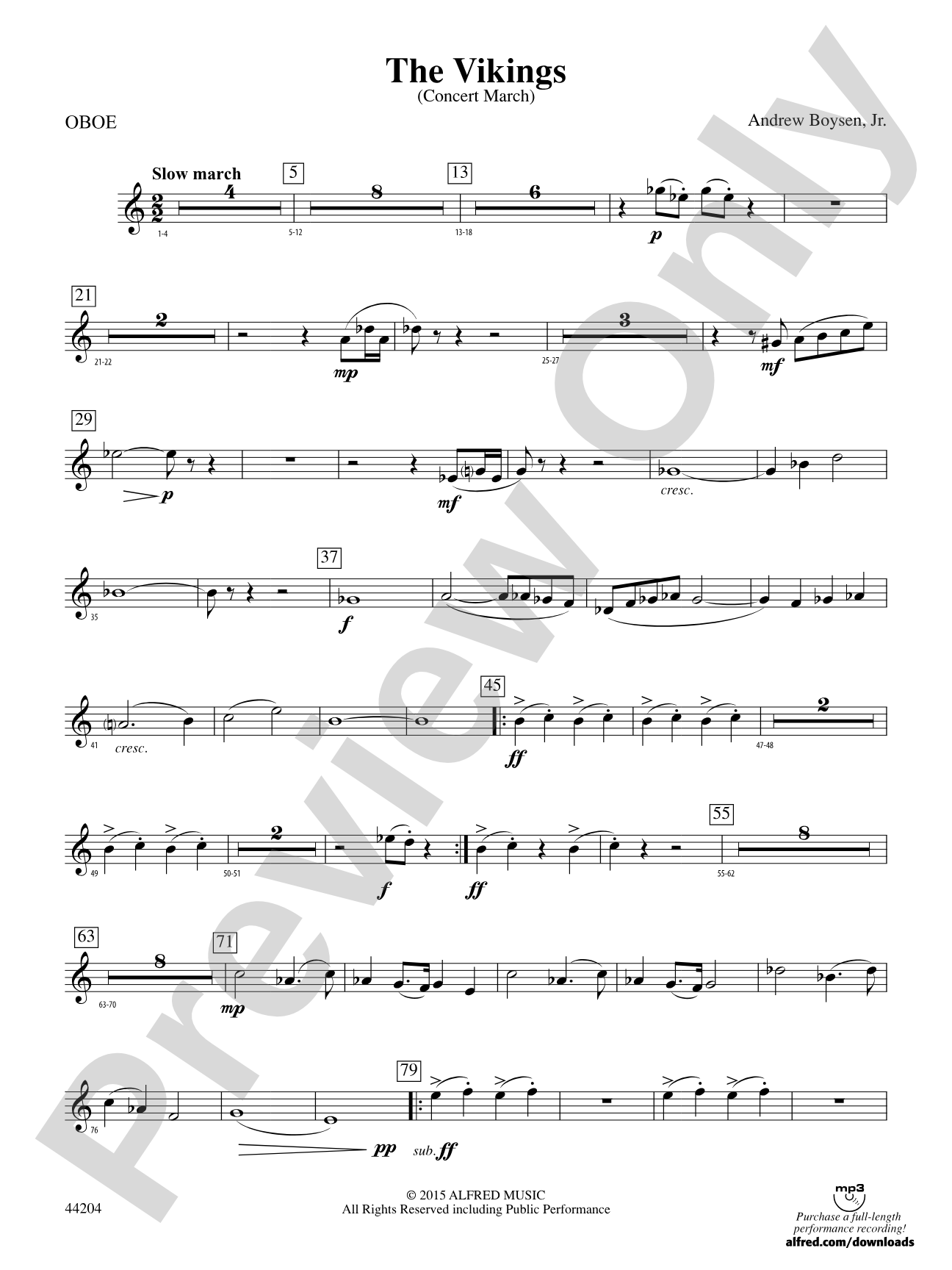 The Vikings: Oboe