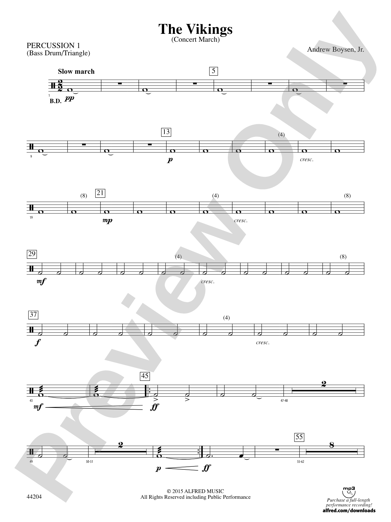 The Vikings: 1st Percussion
