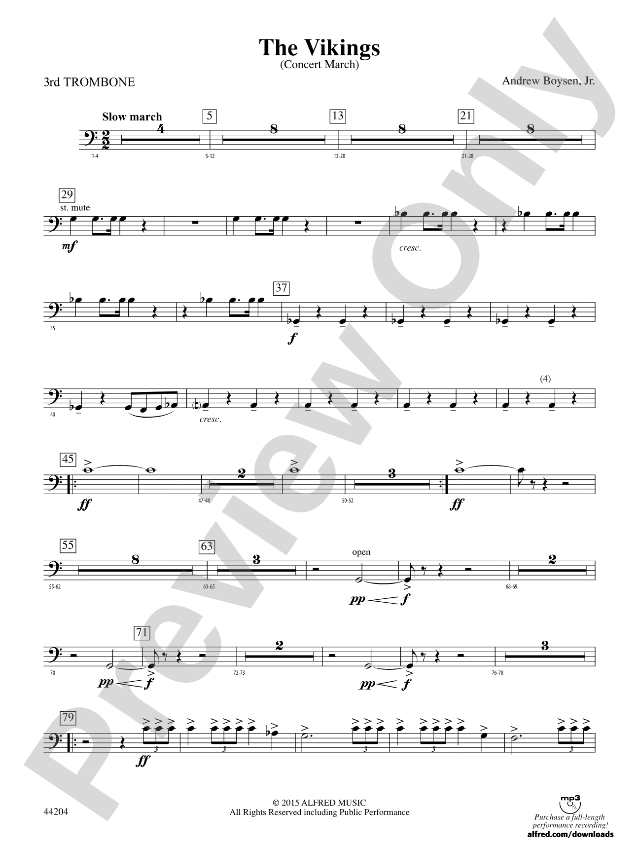 The Vikings: 3rd Trombone