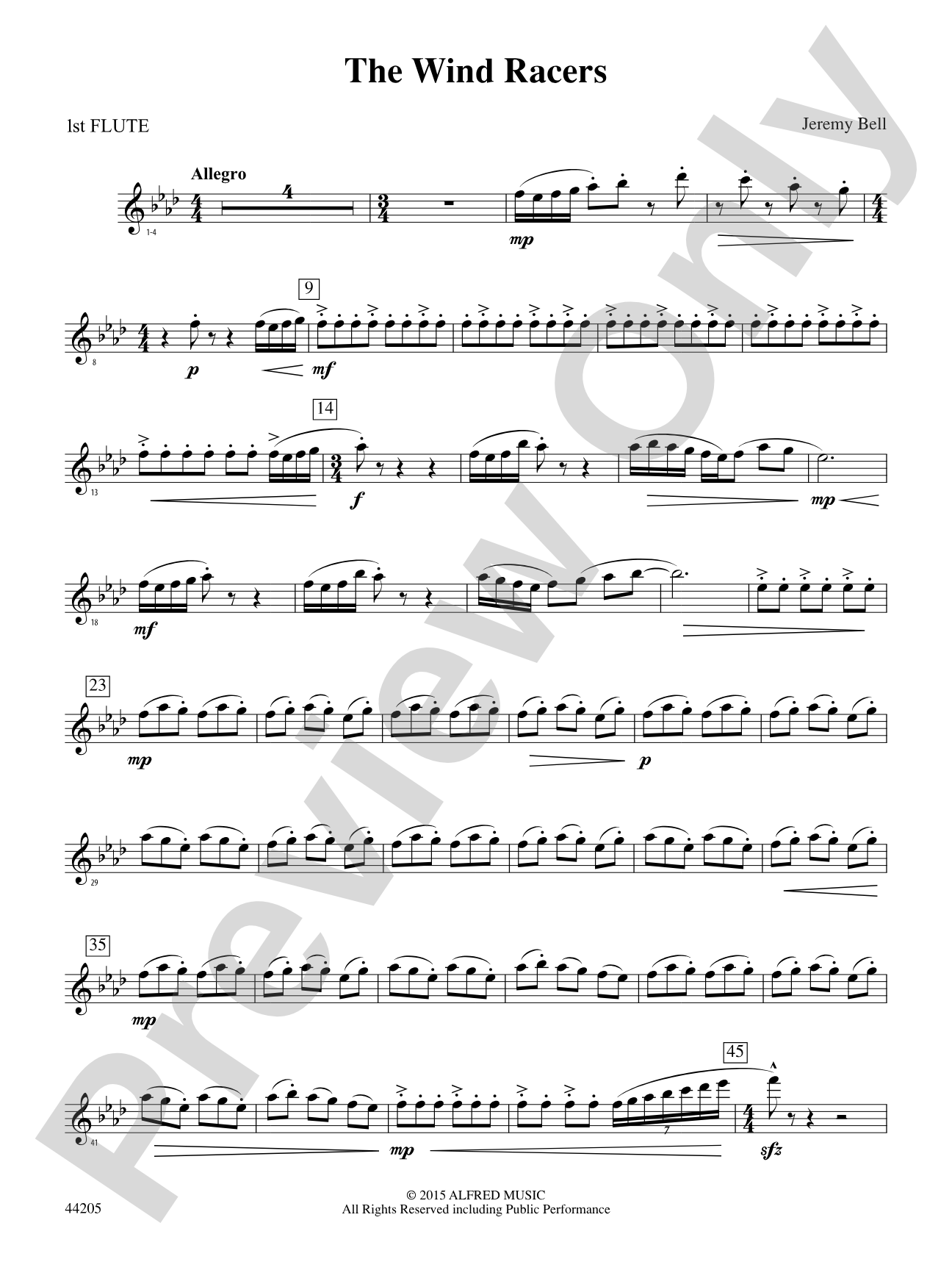 The Wind Racers: Flute