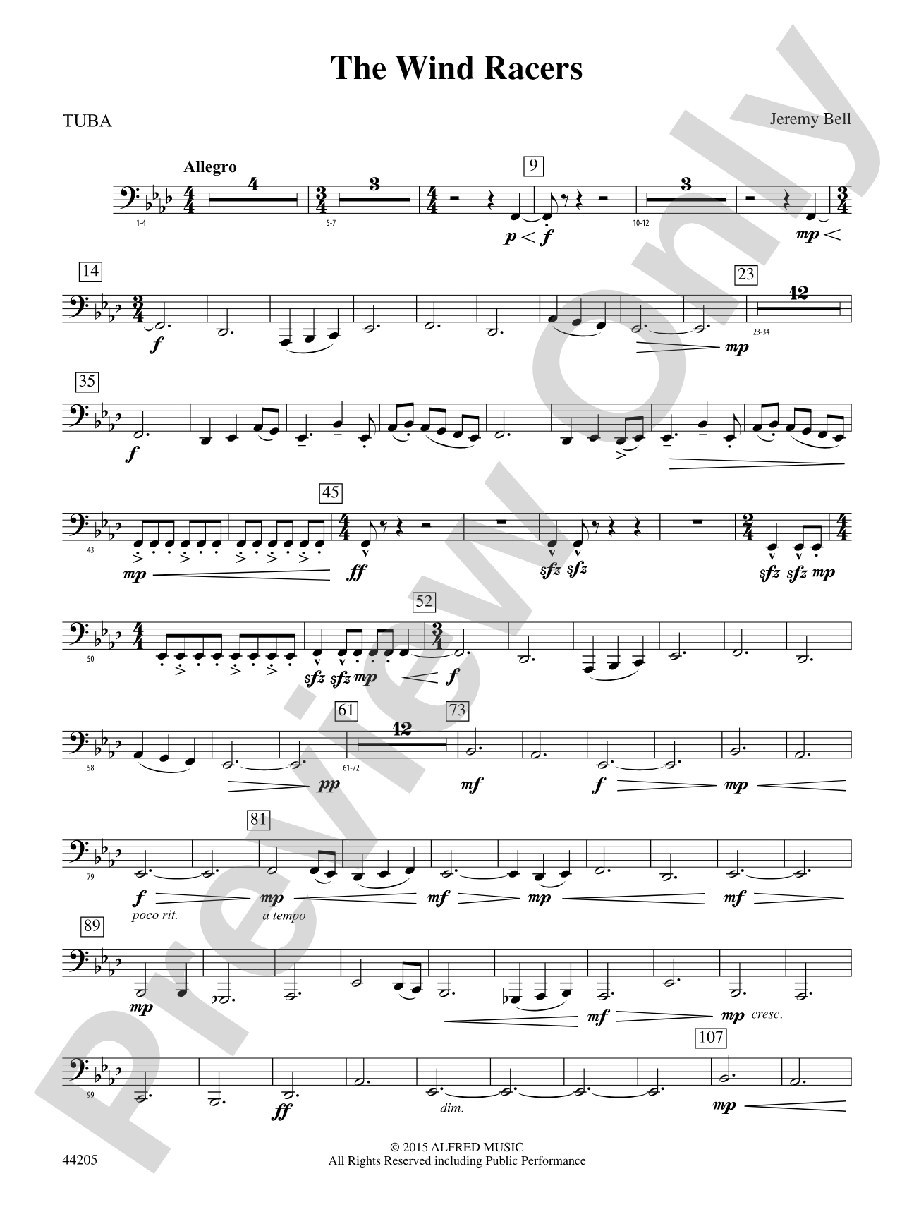 The Wind Racers: Tuba