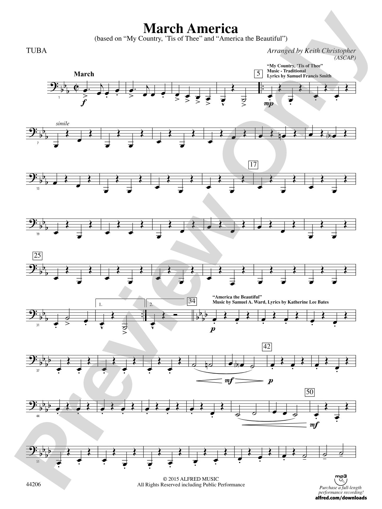 March America: Tuba