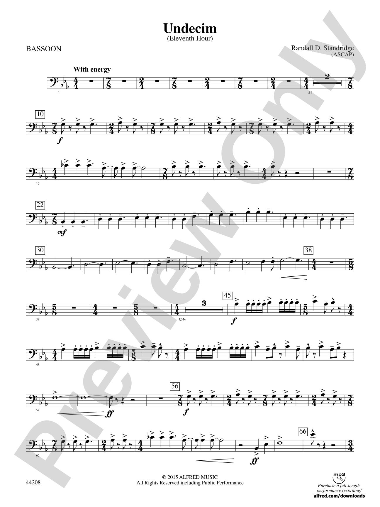 Undecim: Bassoon