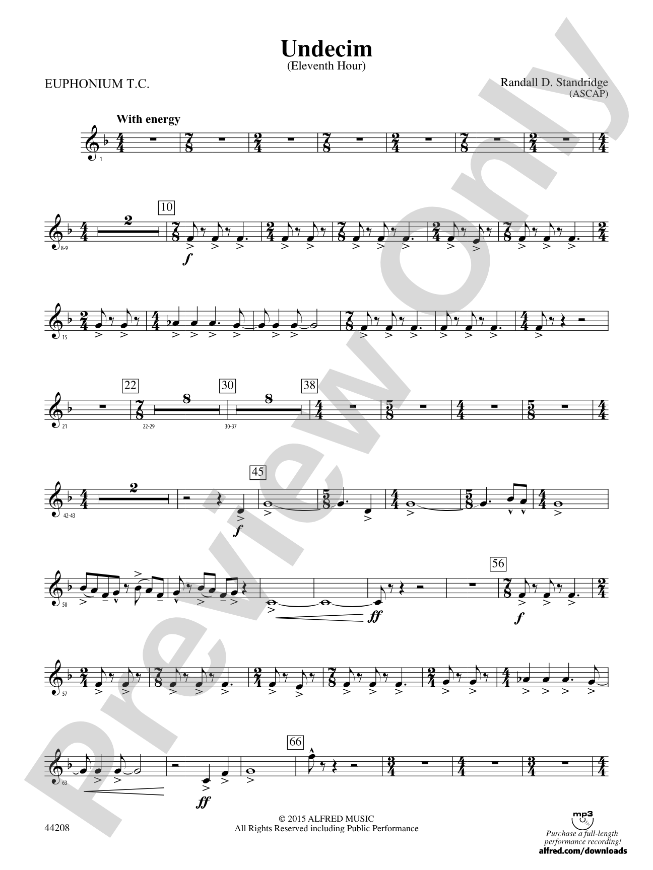 Undecim: Baritone T.C.