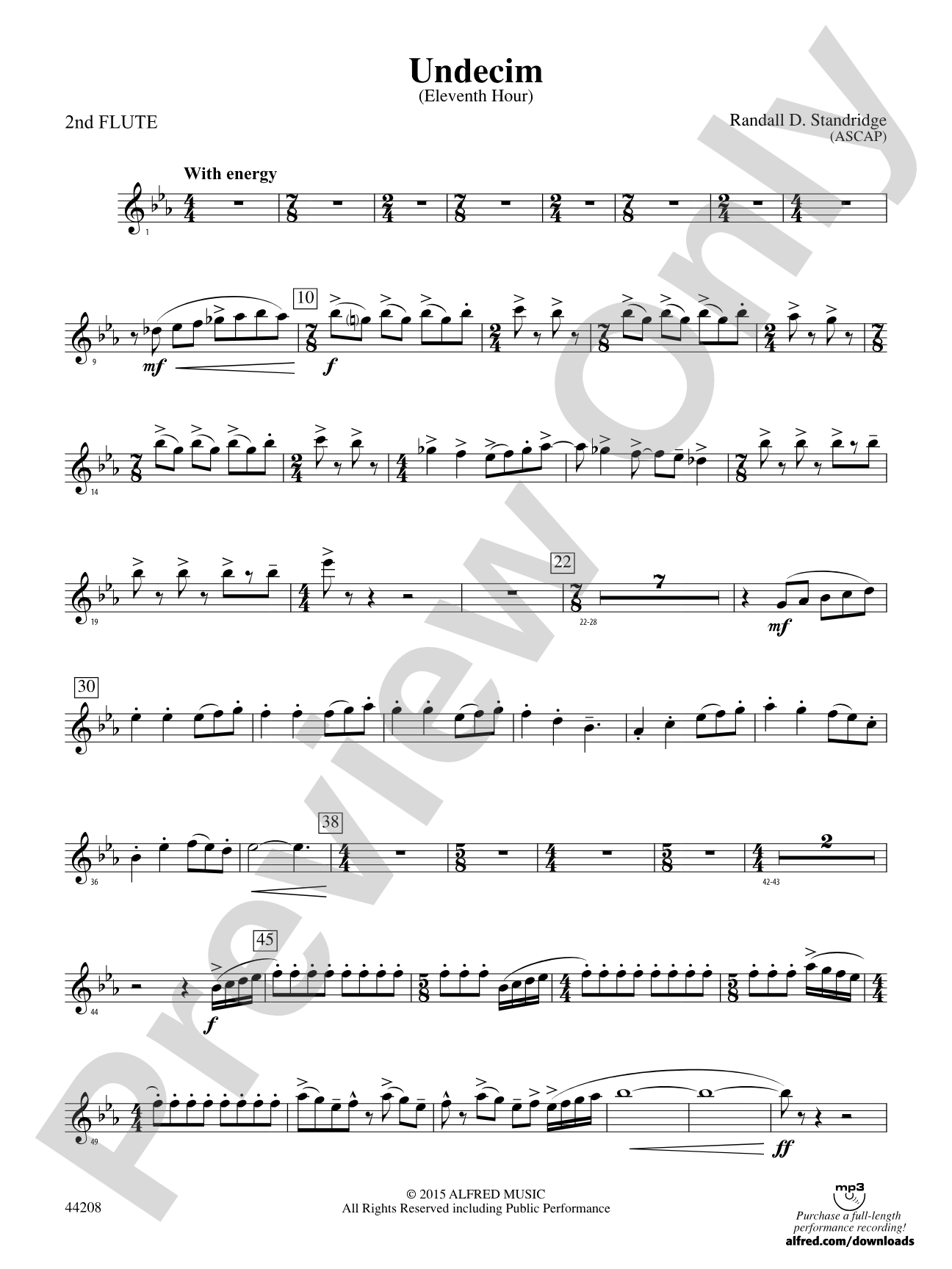 Undecim: 2nd Flute