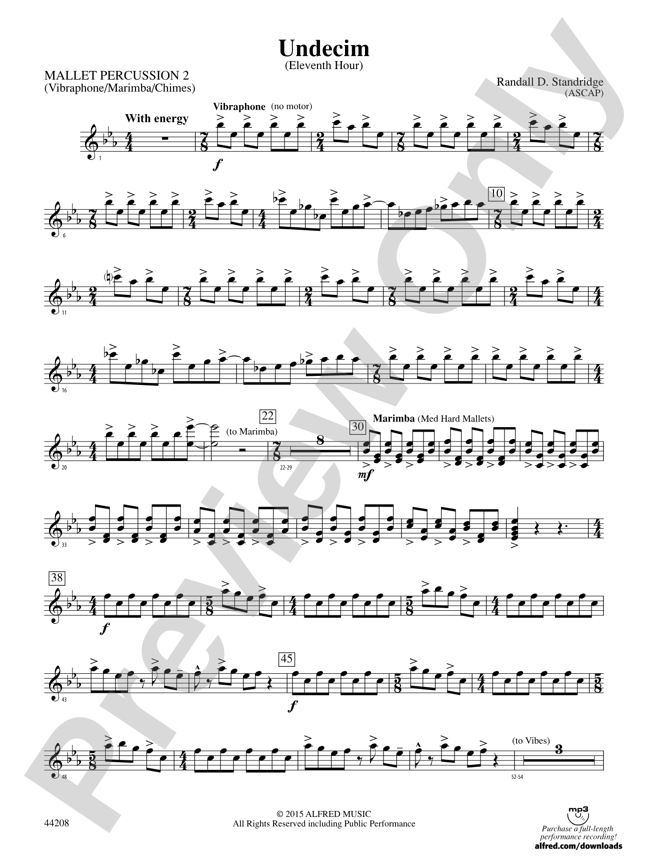 Undecim: 2nd Mallet Percussion