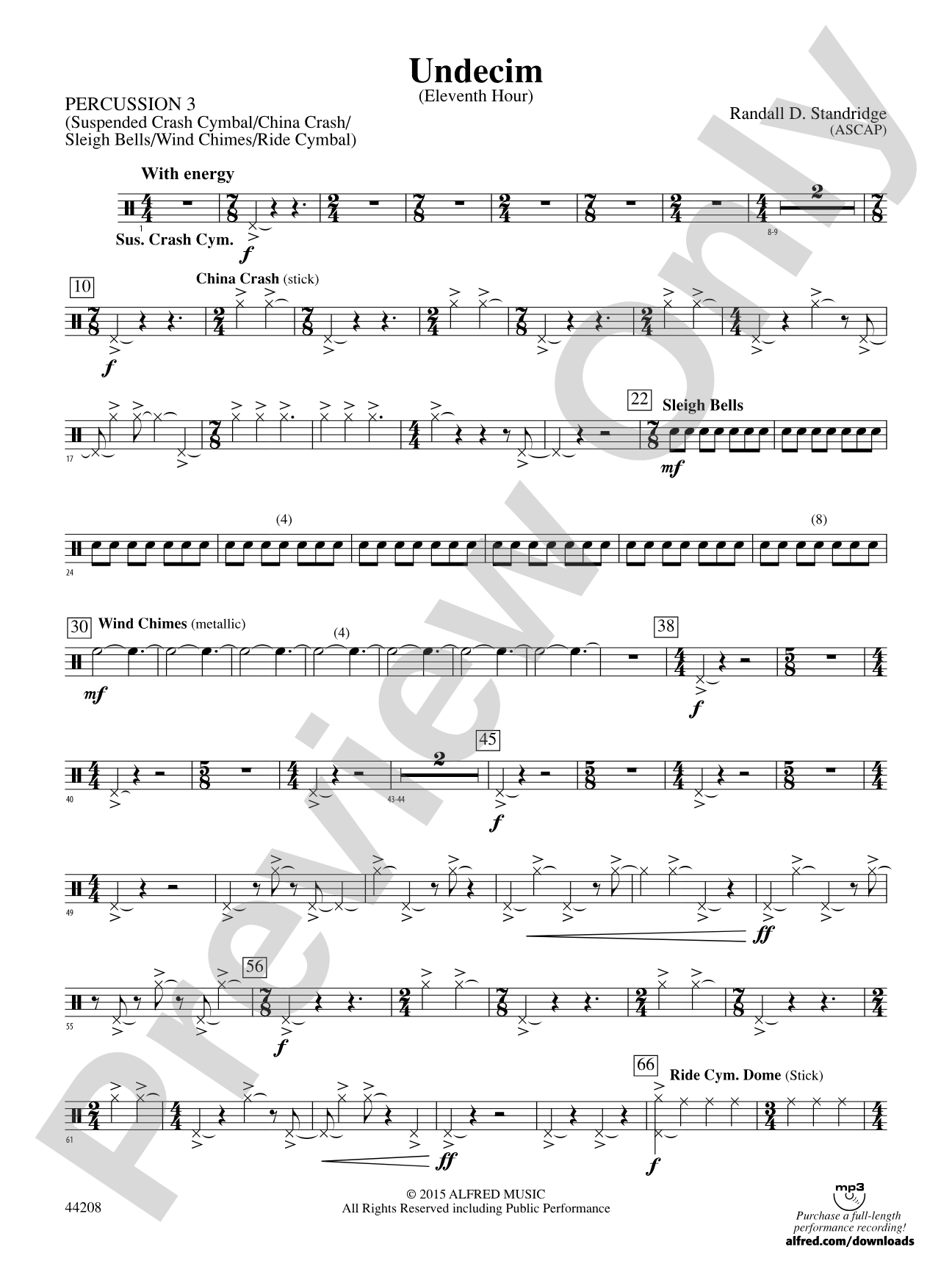 Undecim: 3rd Percussion