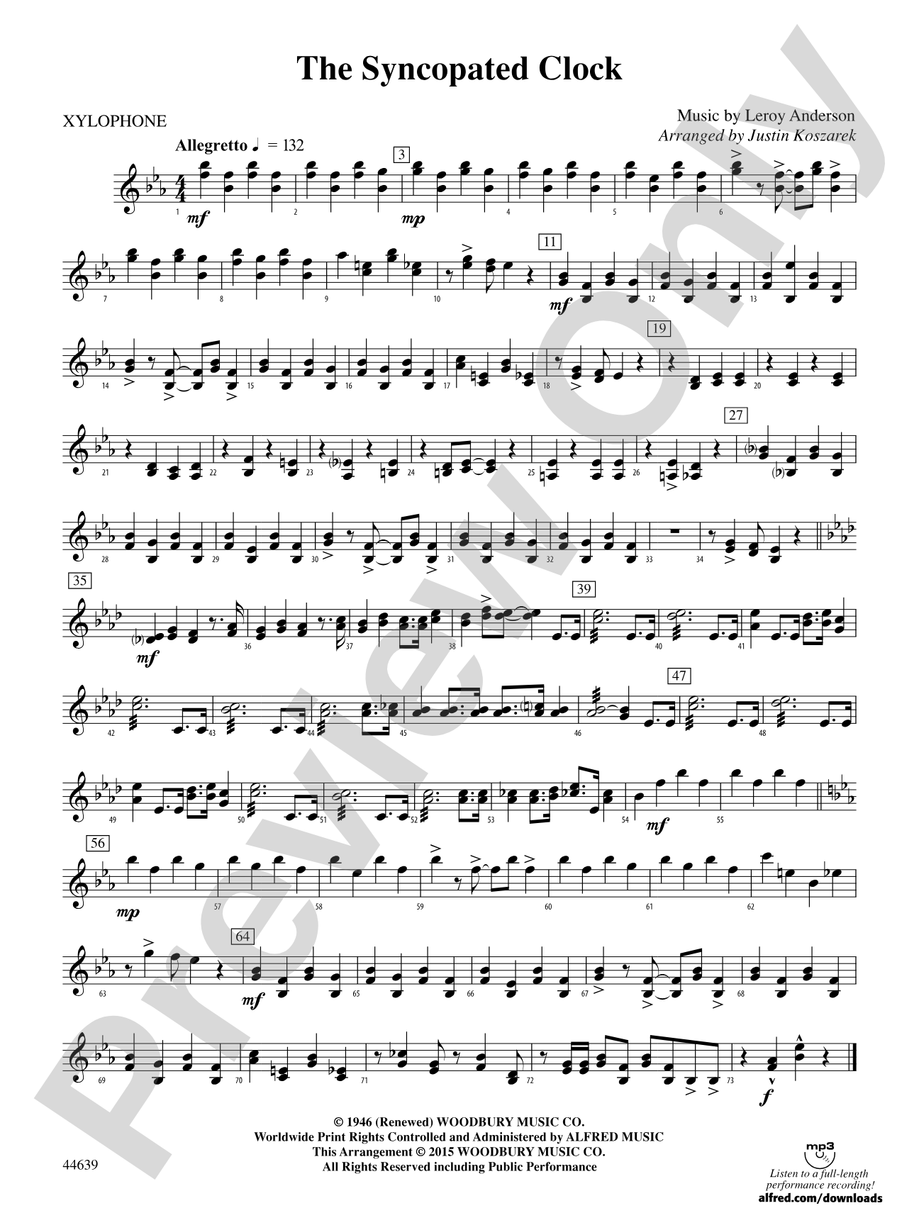 The Syncopated Clock: Xylophone