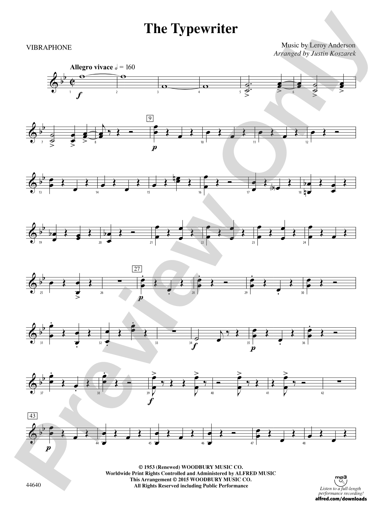 The Typewriter: Vibraphone