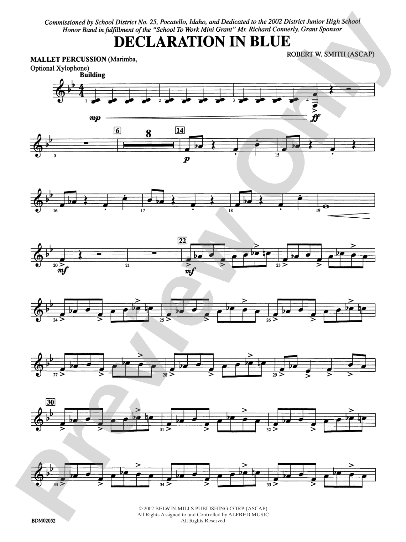 Declaration in Blue: Mallets