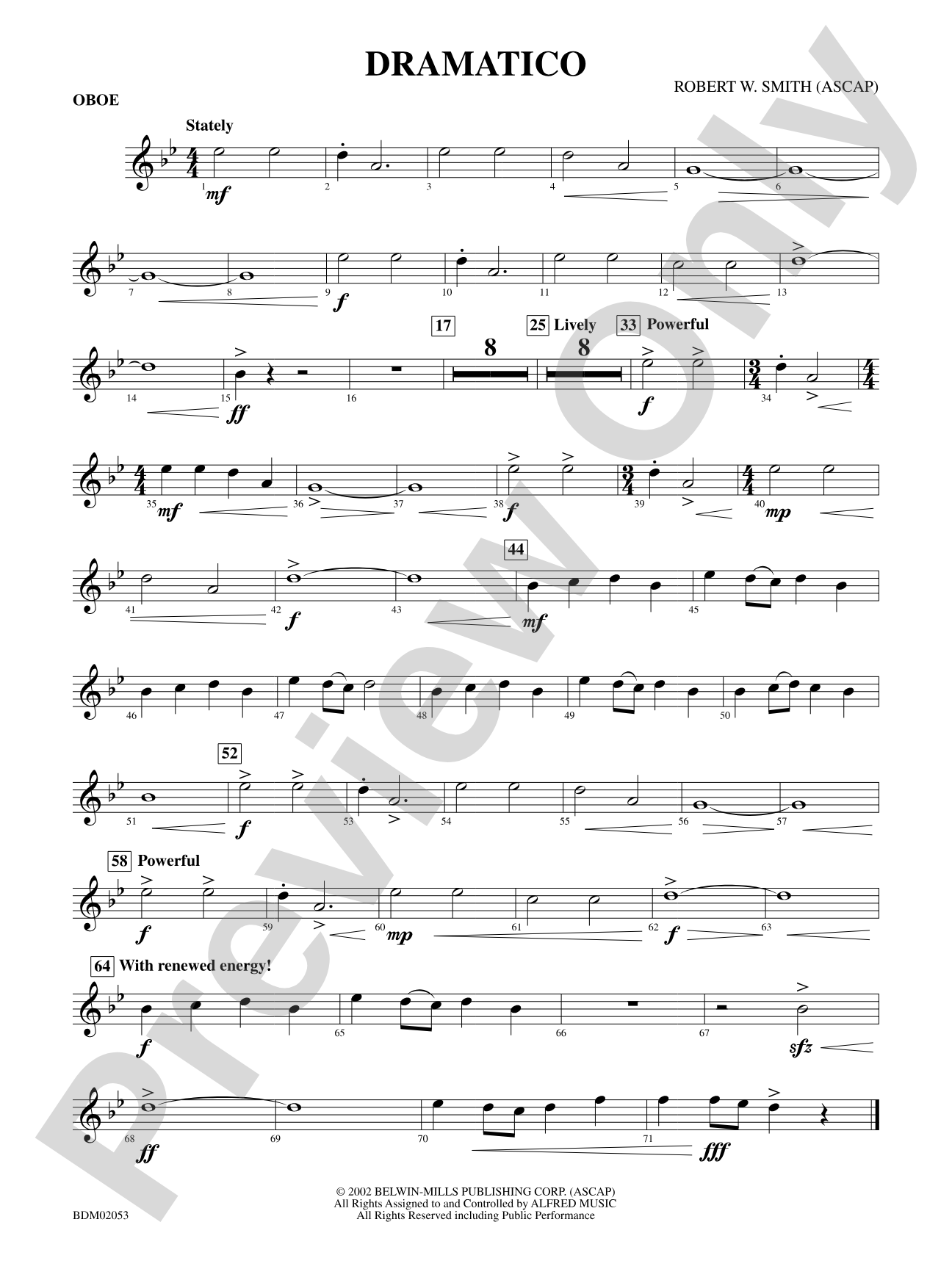 Dramatico: Oboe