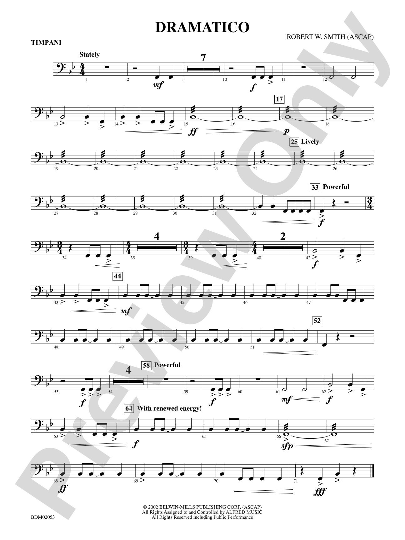 Dramatico: Timpani