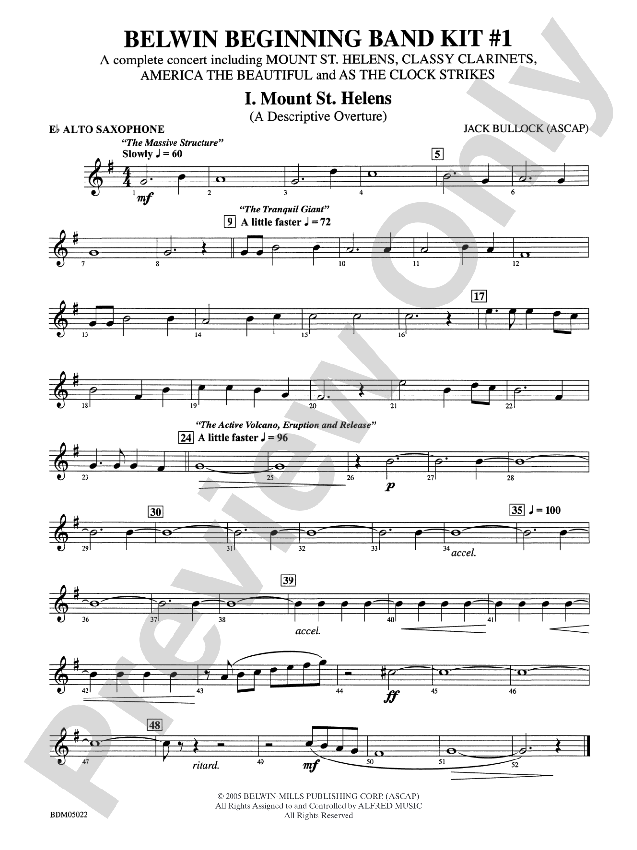 Belwin Beginning Band Kit #1: E-flat Alto Saxophone