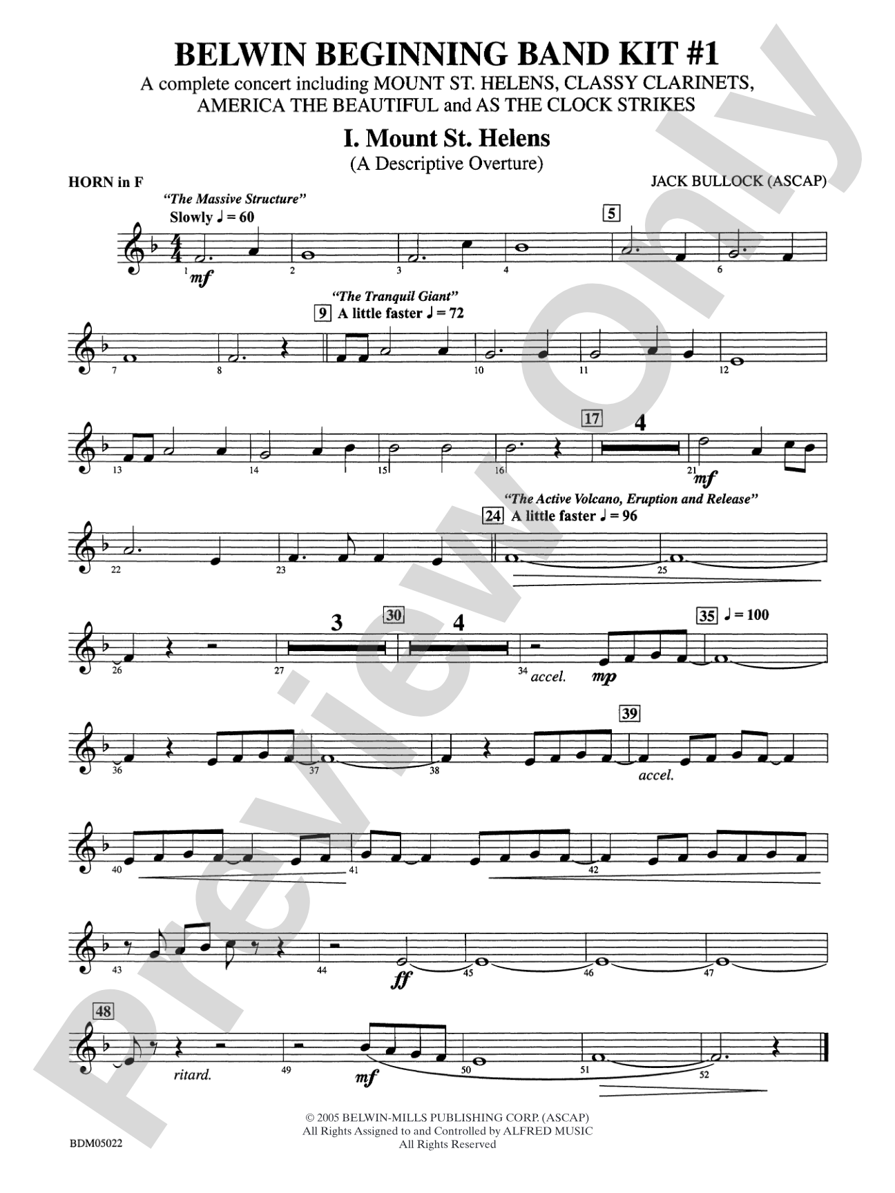 Belwin Beginning Band Kit #1: 1st F Horn